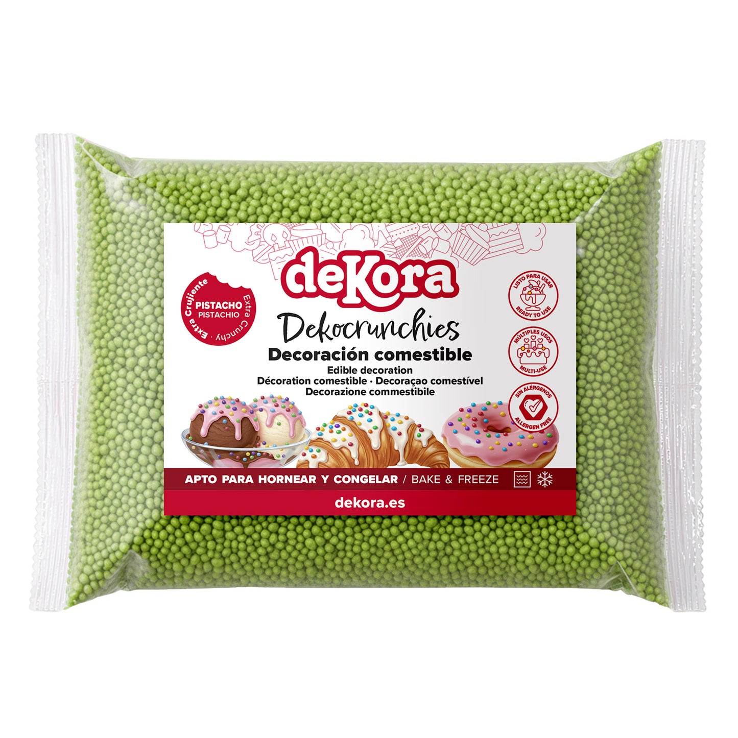 DEKOCRUNCHIES SABOR PISTACHO 1KG