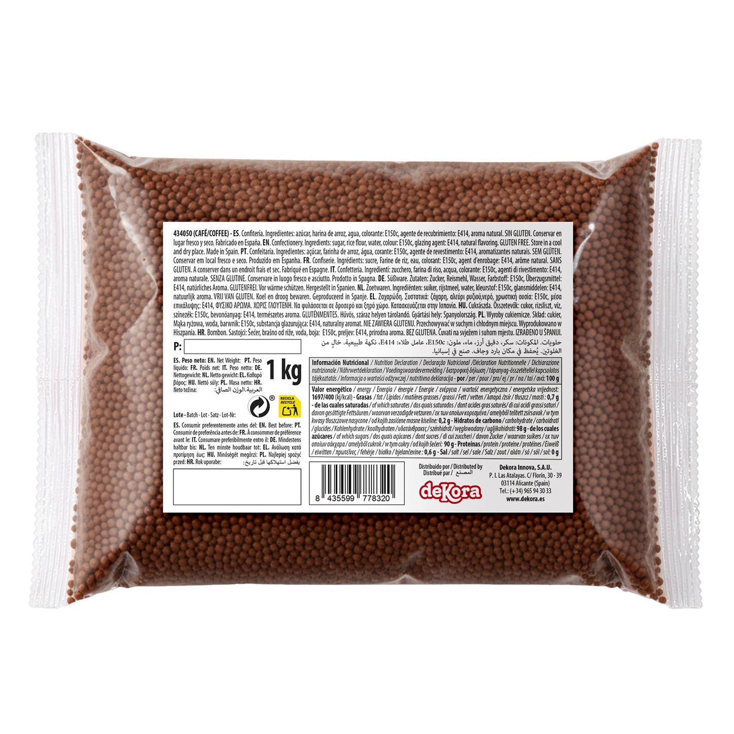 DEKOCRUNCHIES SAVEUR CAFÉ 1KG--