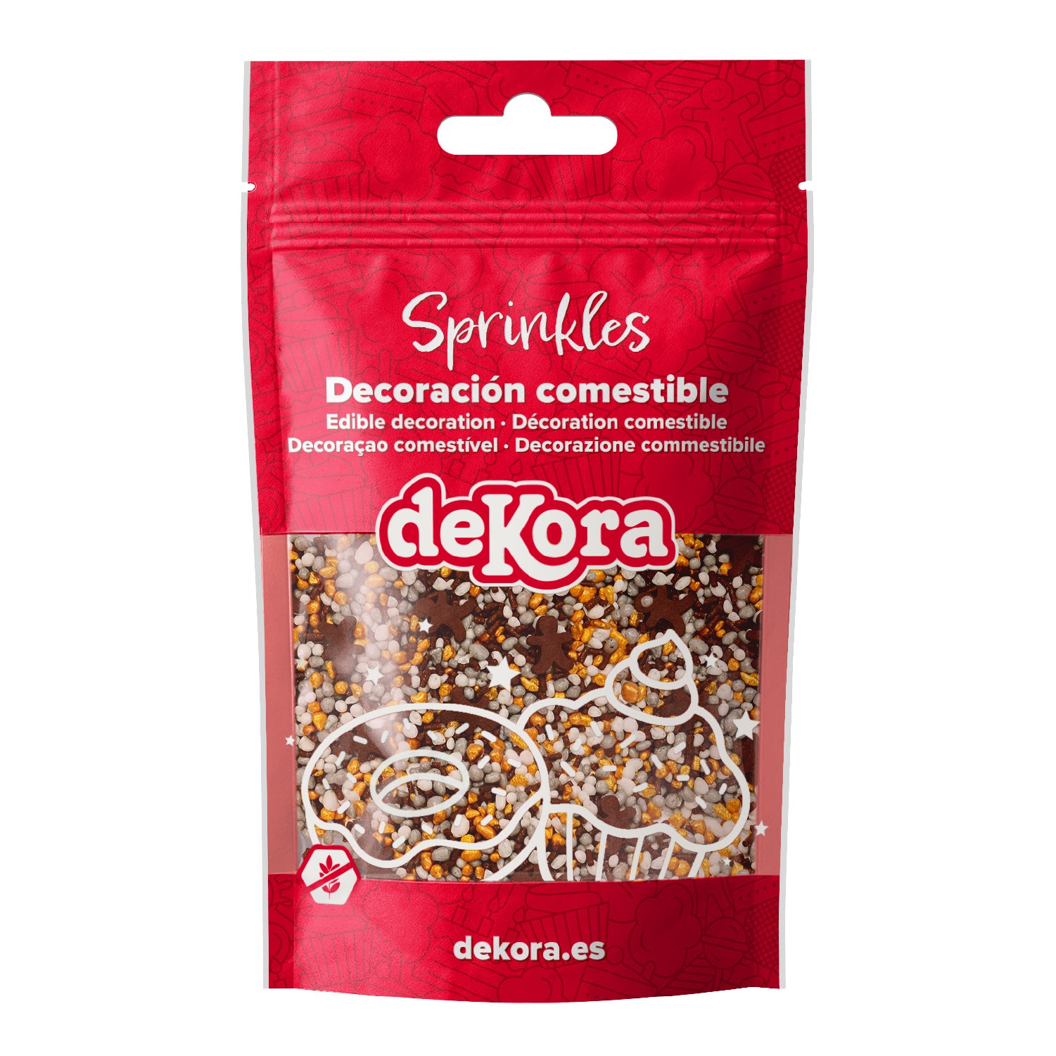 SPRINKLE MIX FIGURA JENGIBRE Y CRUNCHIES GINGER GLOW 100GR