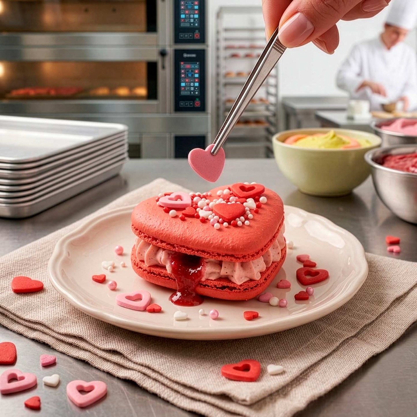 MIX DI SPRINKLES CUORI CRUNCHIES E PERLE BE MY LOVE 100GR