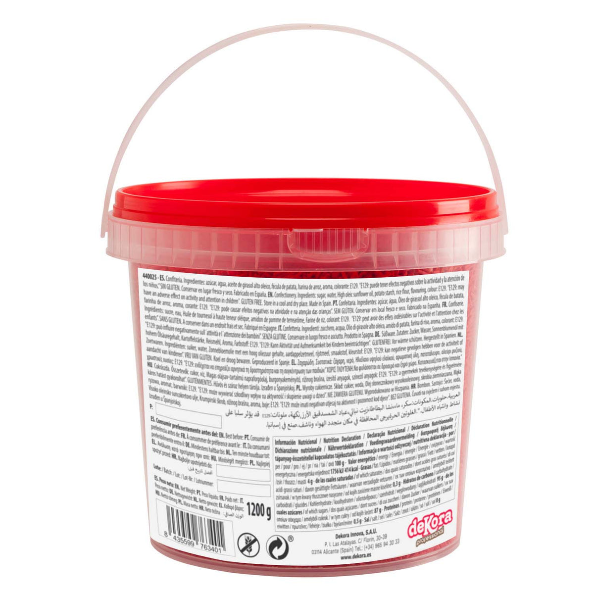CODETTA IN ZUCCHERO ROSSO 1.2KG