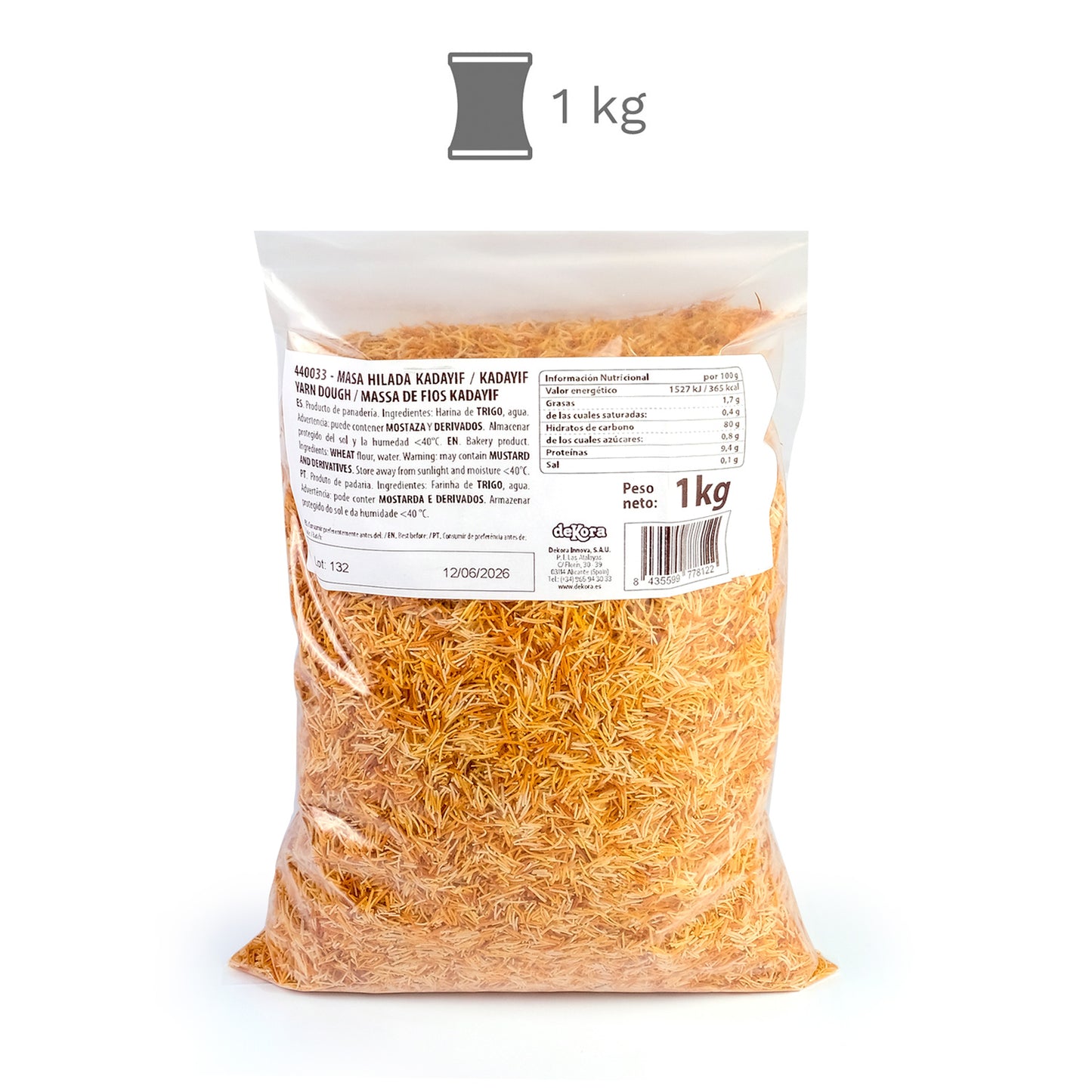 PÂTE DE FIL KADAYIF 1 KG