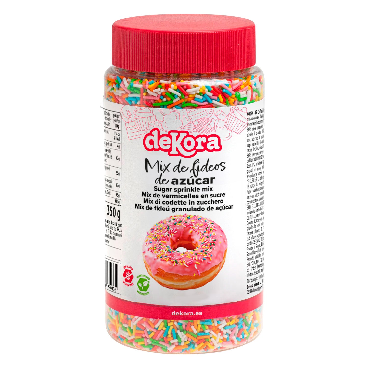 SUGAR STRANDS COLOUR MIX 350GR