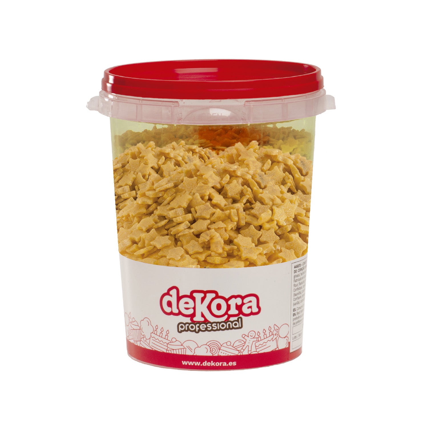  SUGAR GOLD STAR CONFETTI 1KG