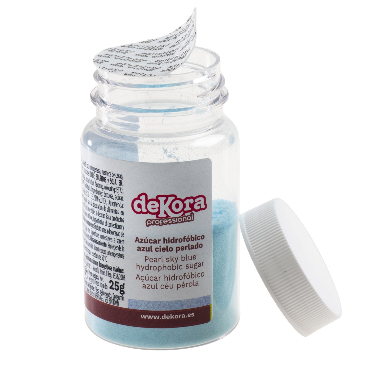 AÇÚCAR ANTI-UMIDADE AZUL CÉU PEROLADO AZOFREE 25G