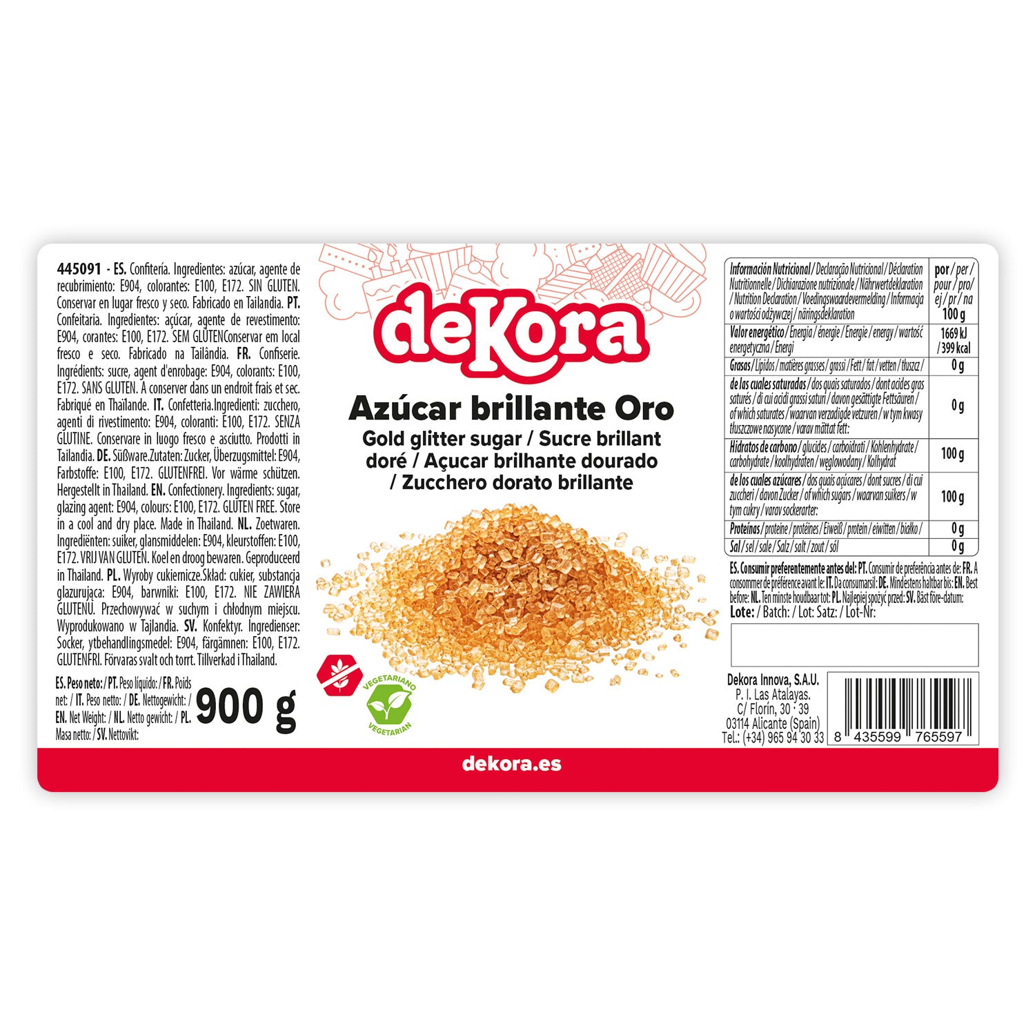 AÇUCAR BRILHANTE OURO 900 GR