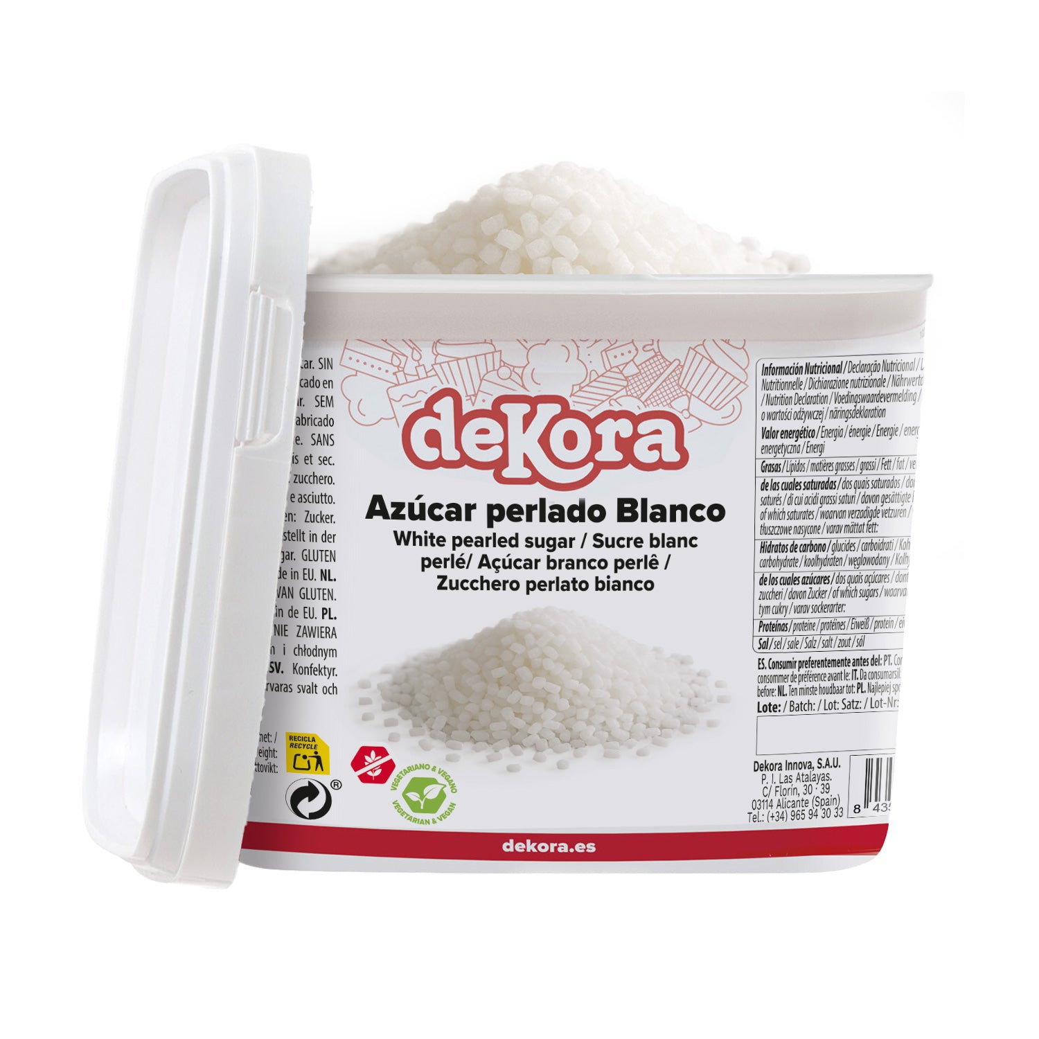 WHITE PEARL SUGAR 900GR