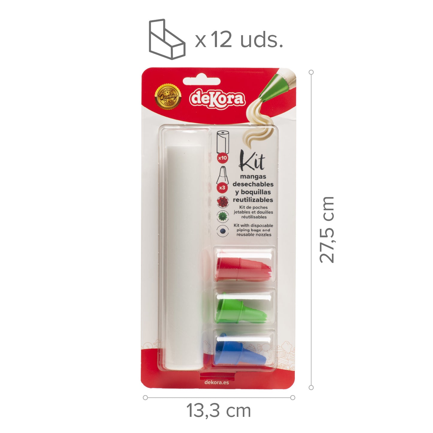 KIT 10 SAC À POCHE USA E GETTA + 3 BOCCHETTE RIUTILIZZABILI