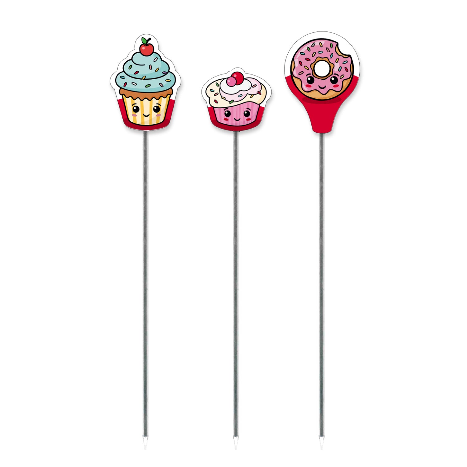 PACK 3 CAKE TESTERS ACERO INOX- DEKORA HOME BAKING