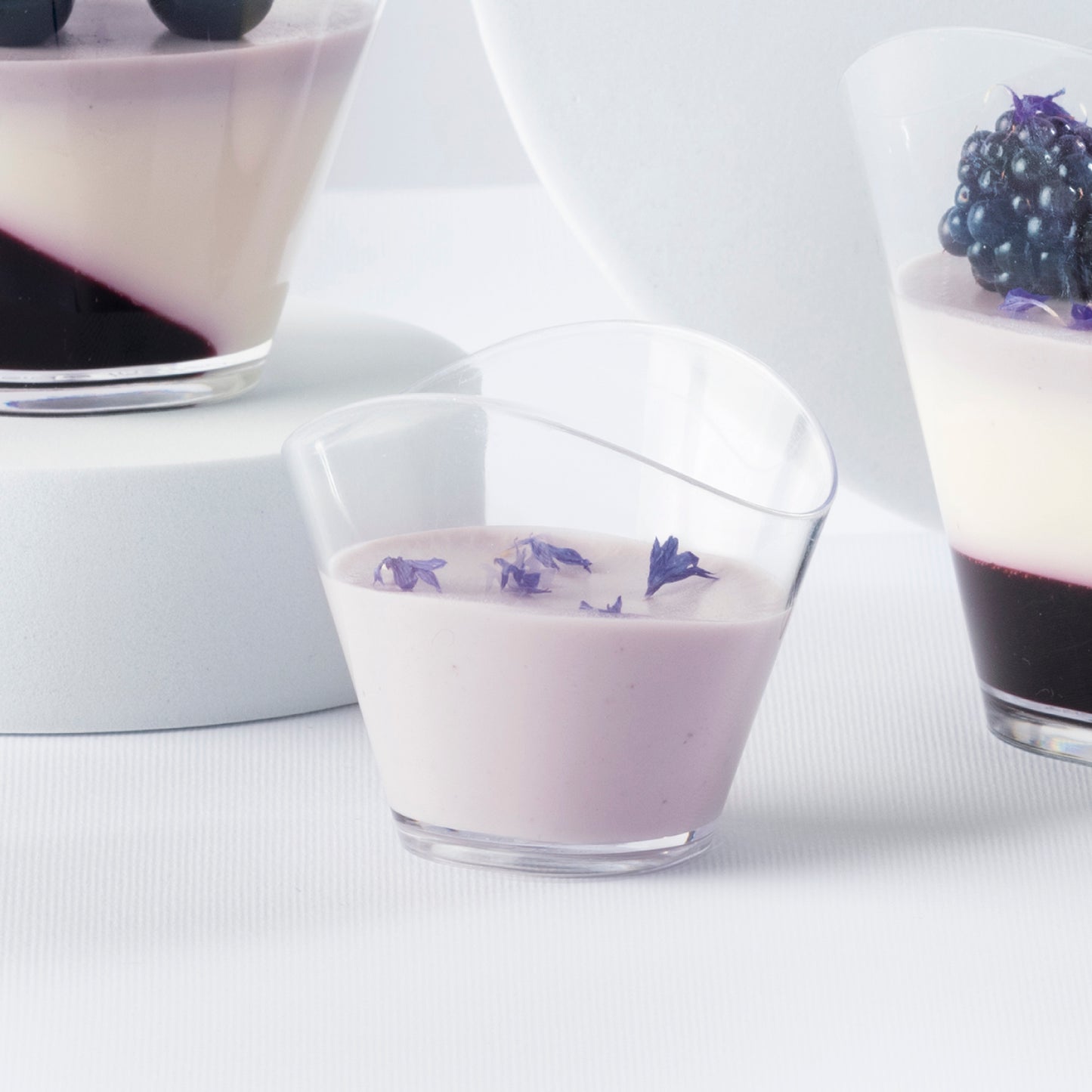 BICCHIERINO IN PLASTICA TRASPARENTE WAVE CAP. 50 ML