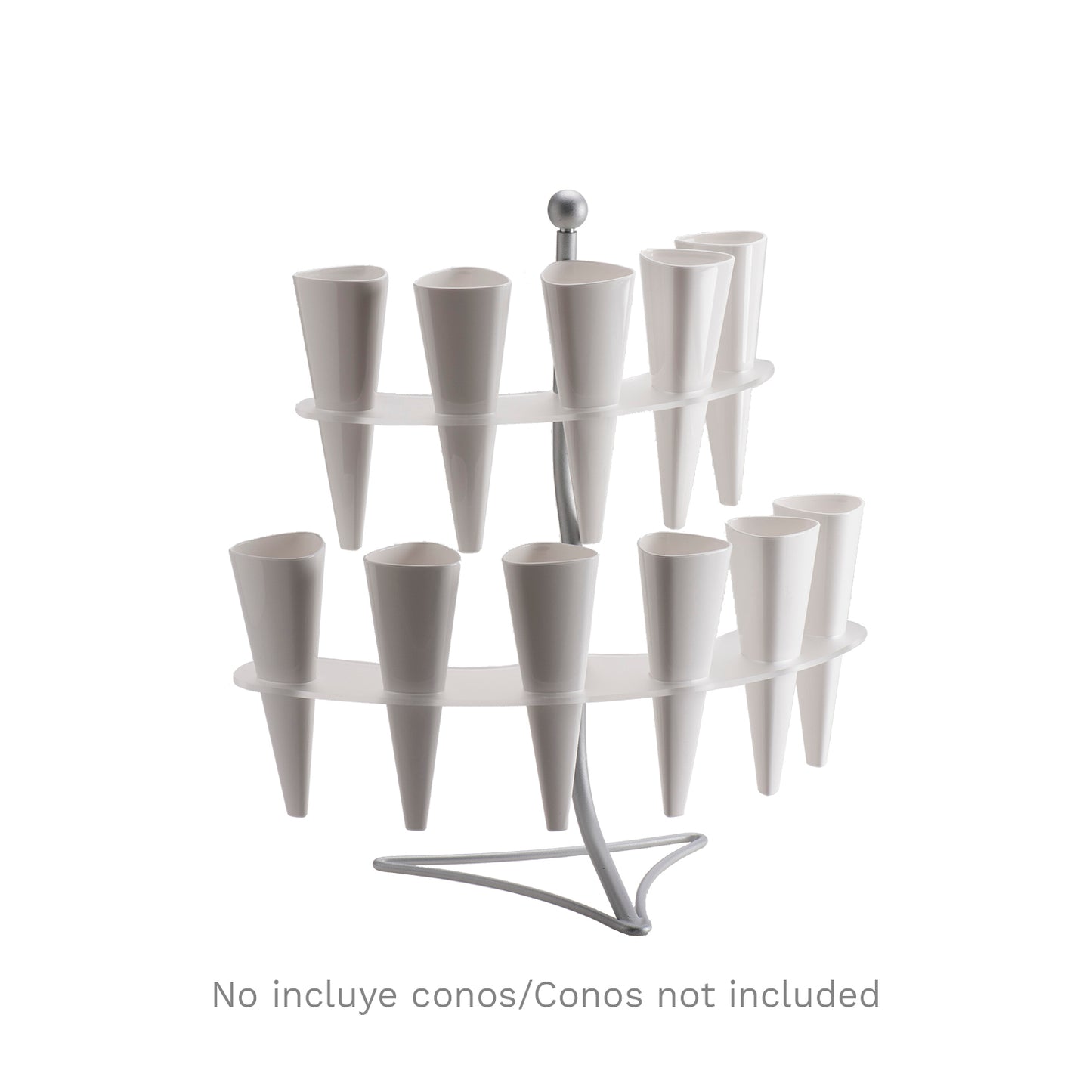 PORTACONO GLASS HOLDER 11 PCS 41X20CM H 44CM