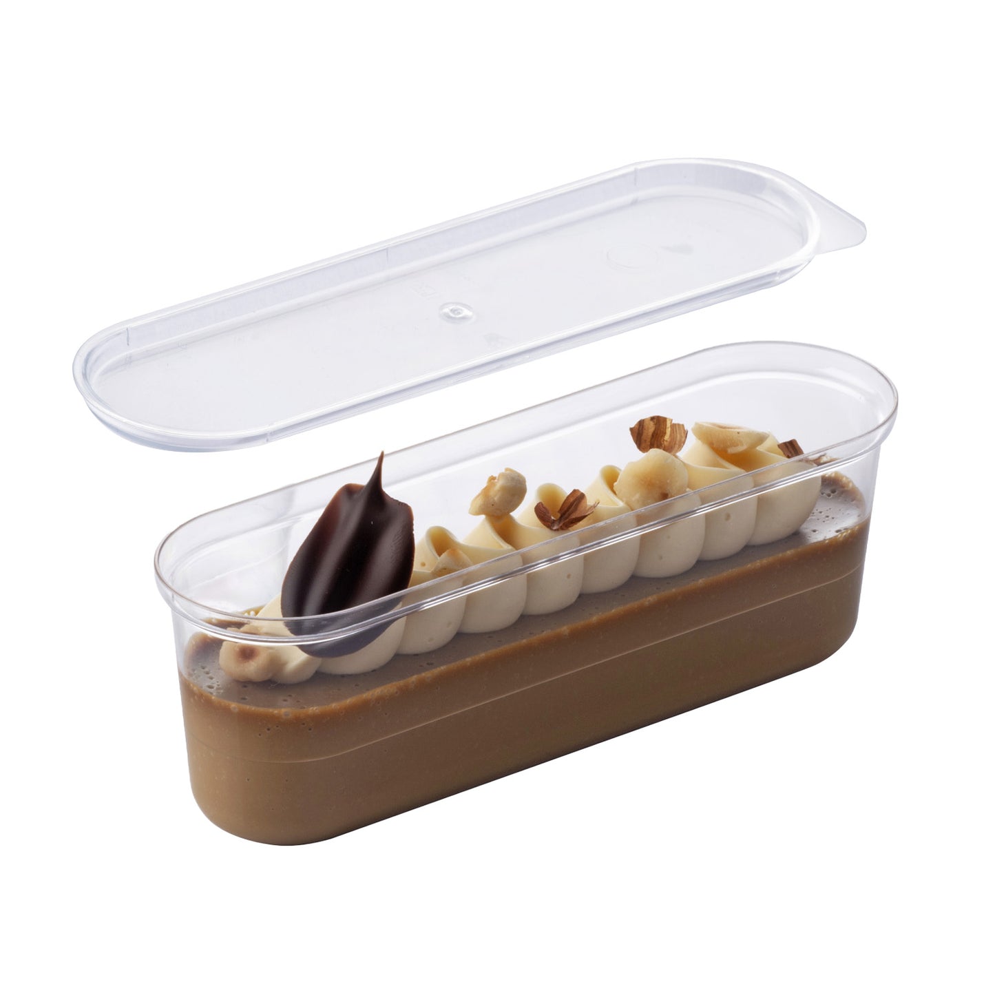 ECLAIR XL PLASTIC CUP LID 145X43.6H5.4MM