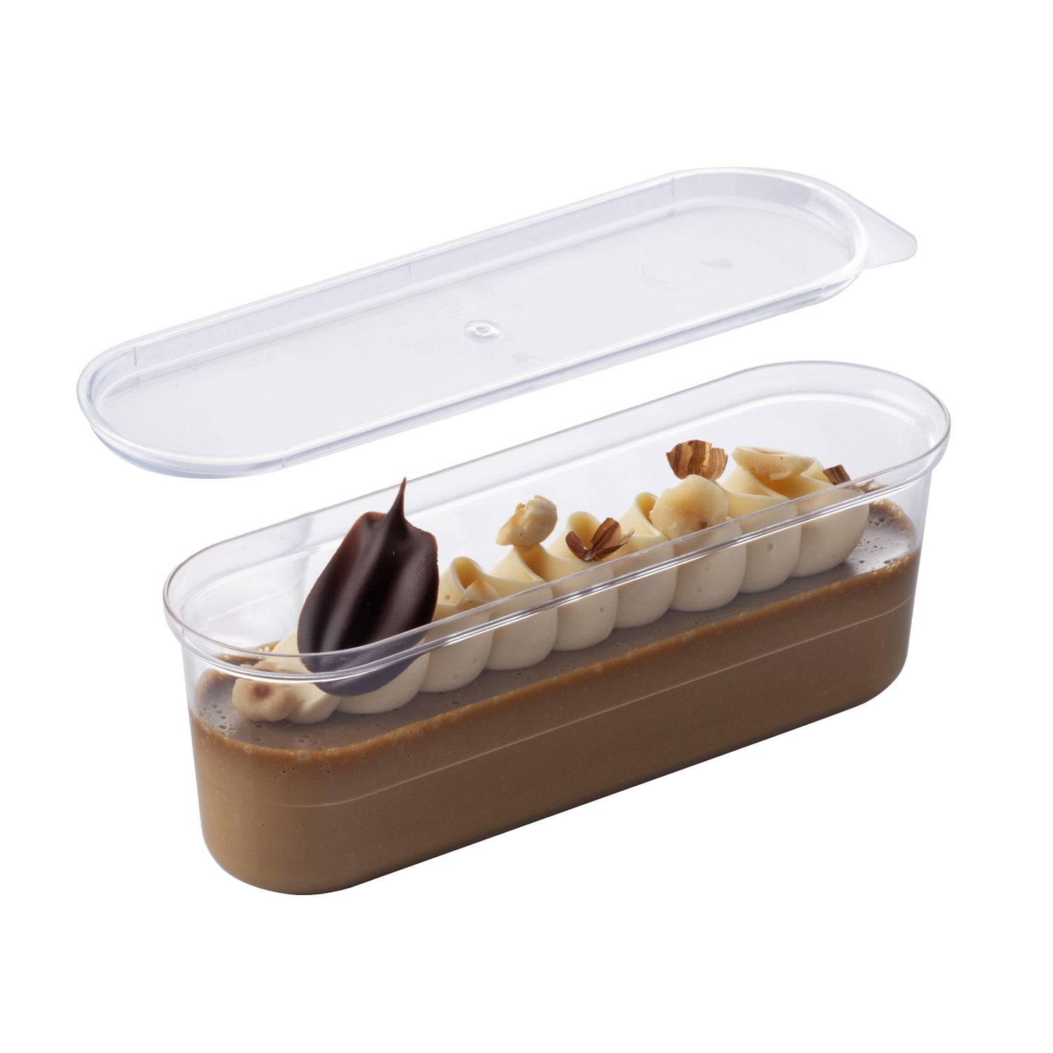PLASTIC LID FOR ECLAIR XL CUP 145X43.6H5.4MM