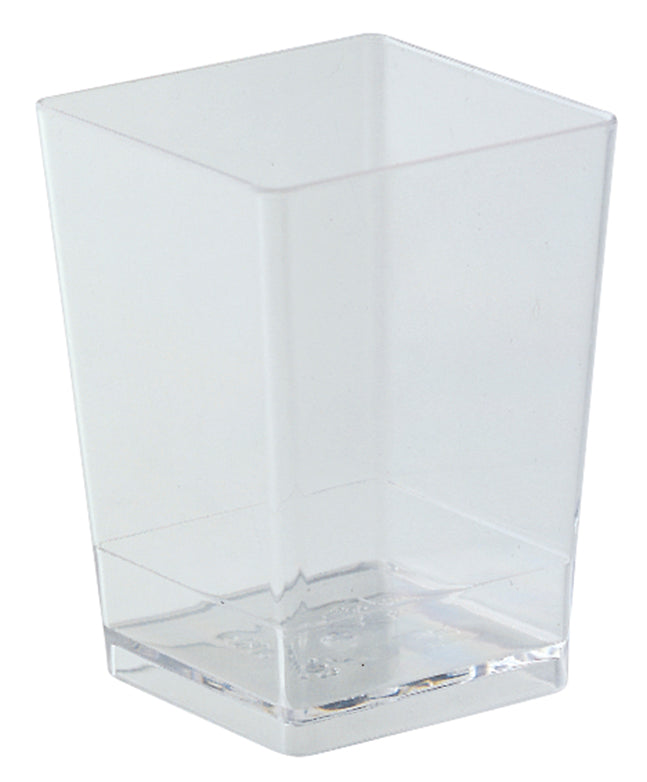 100 BICCHIERINO QUADRATO 5x5 cm H7cm