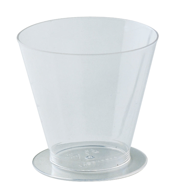 VERRE CATERING ROND AVEC BASE Ø 7CM | Vol. 120CC