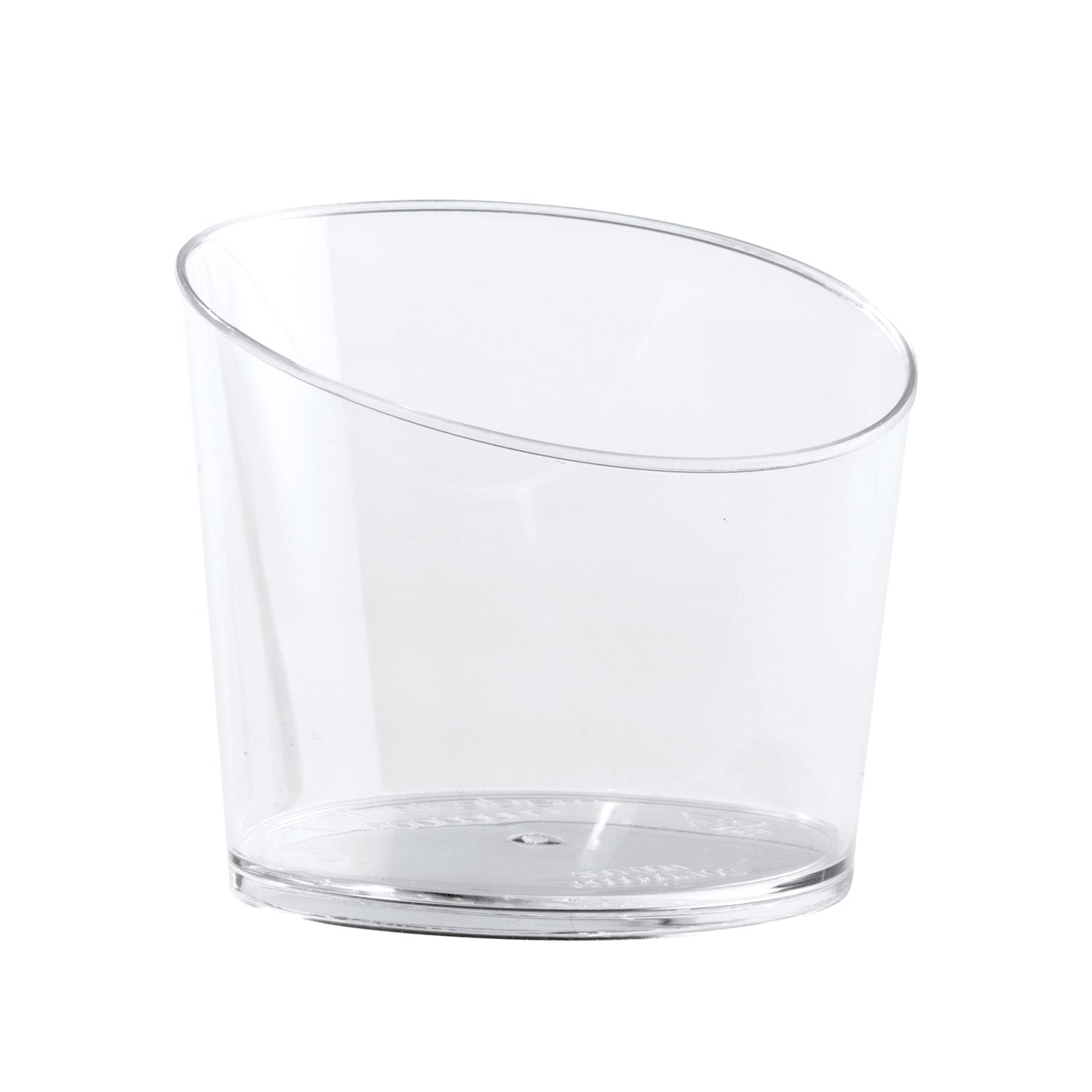 BICHIERINO PLASTICA TRASPARENTE GREEK Ø 73X61MM CAP.120ML
