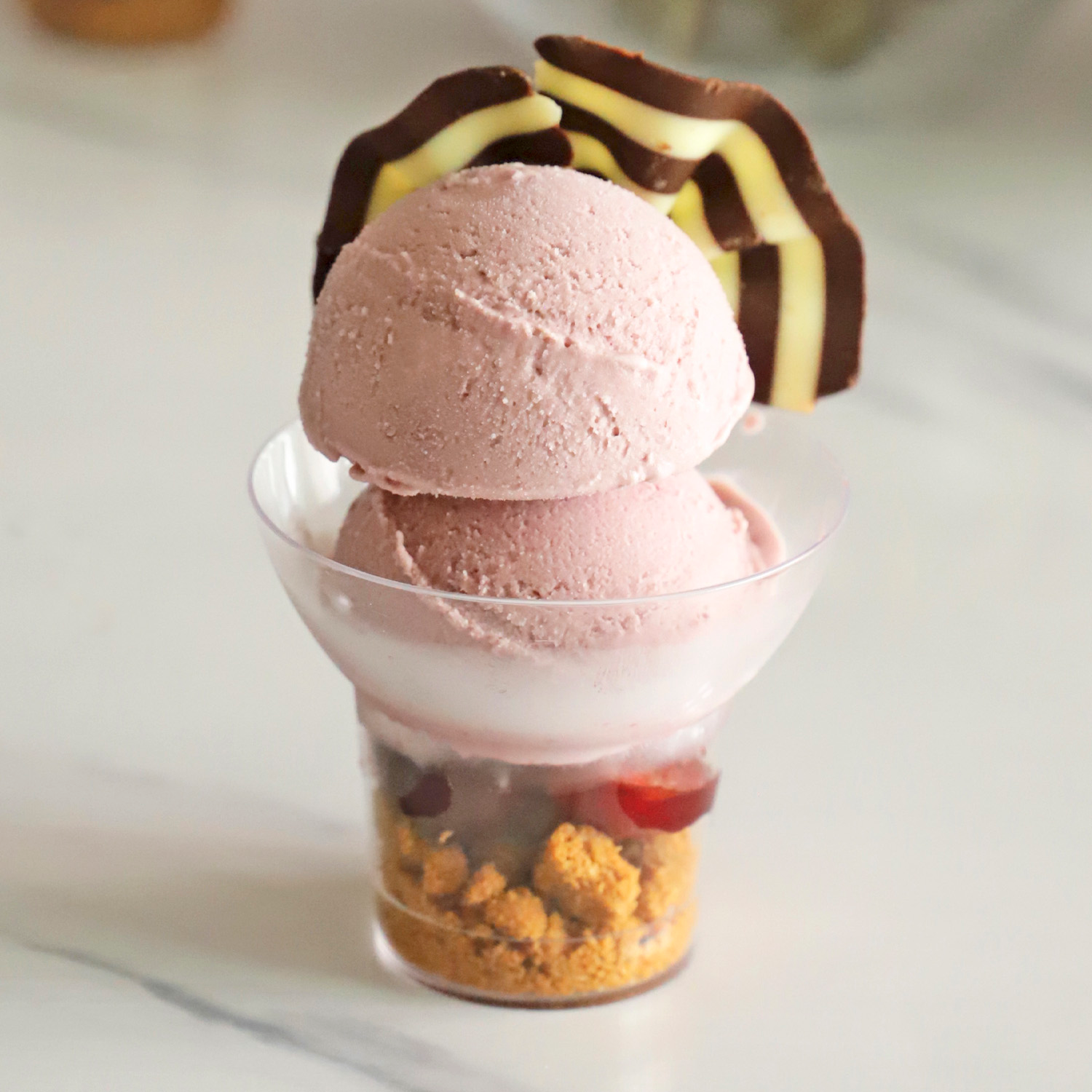 VASITO PLASTICO TRANSPARENTE SOFTICE 70X59MM