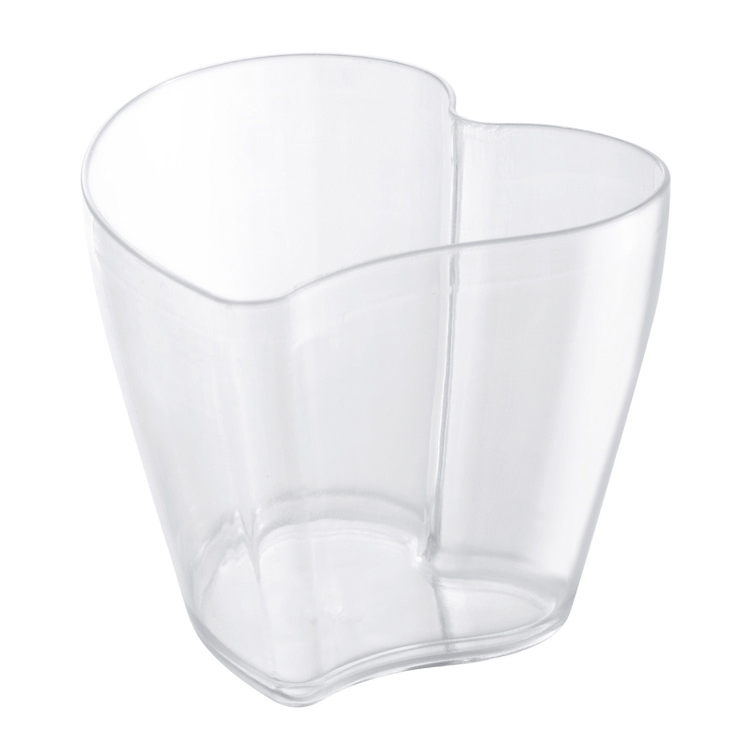 COPO PLÁSTICO TRANSPARENTE HEART 73X64 H52MM | CAP. 100ML