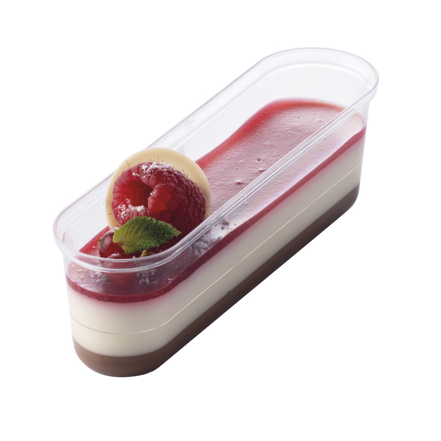 BICCHIERE IN PLASTICA TRASPARENTE ECLAIR 137 X 37 H41 MM