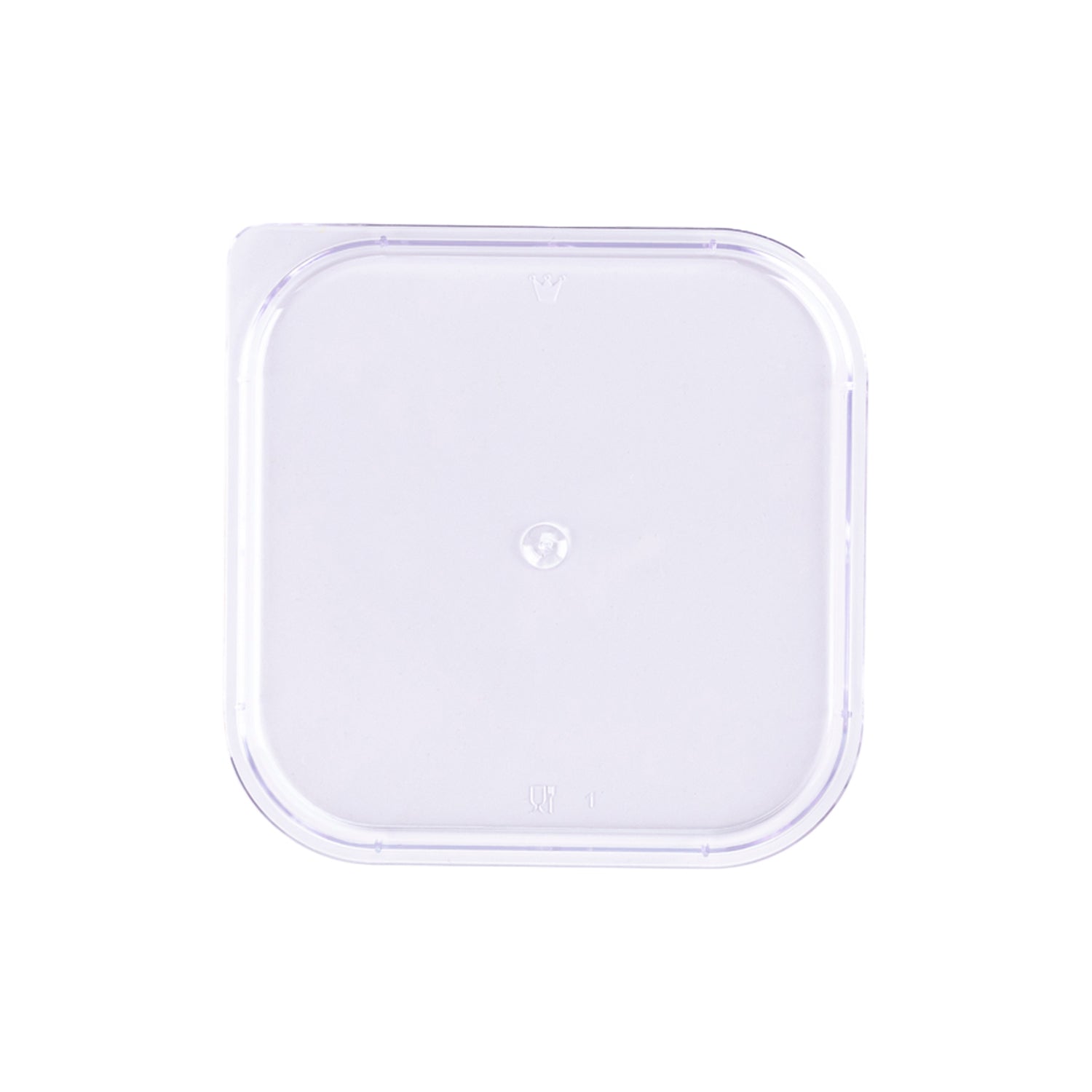 TAPA PARA VASITO PLÁSTICO KUBITO 84.3X84.3H5.7MM