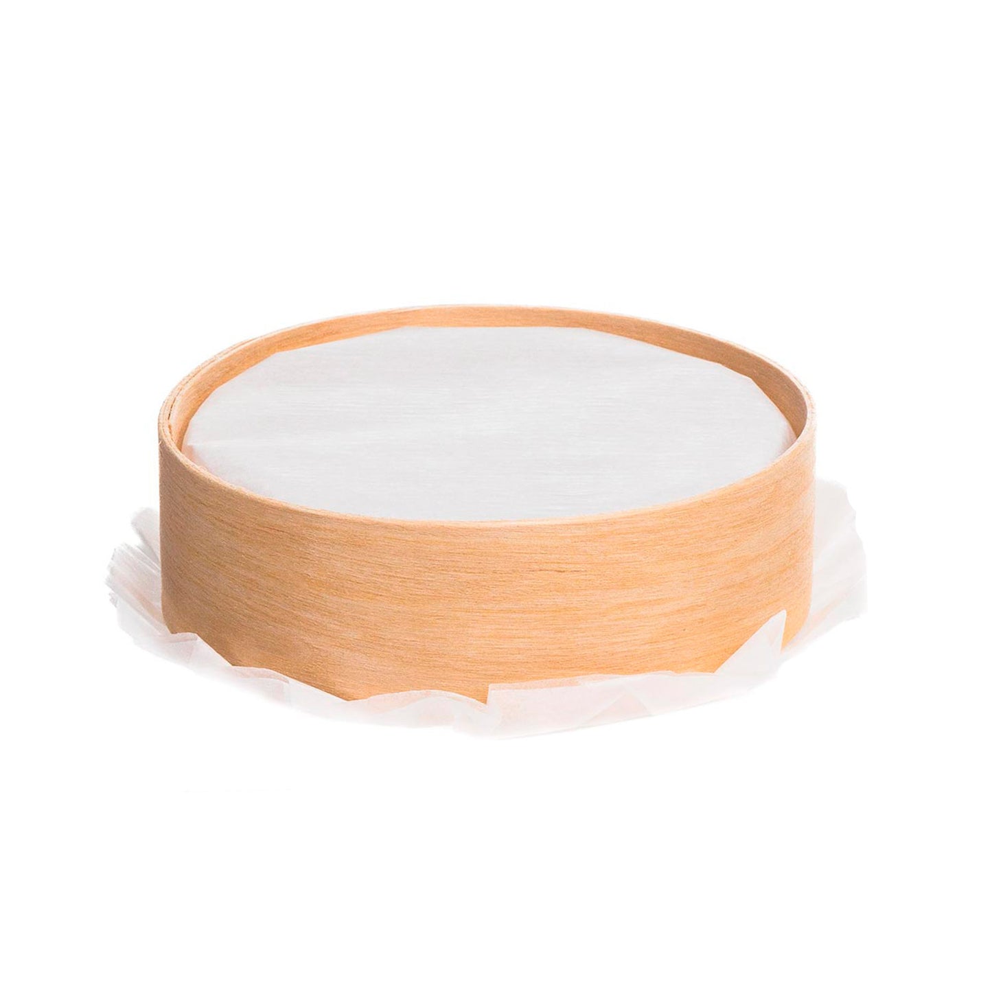 AROS DE MADERA 10 Ø X 4 H CM CON PAPEL - 90 UDS
