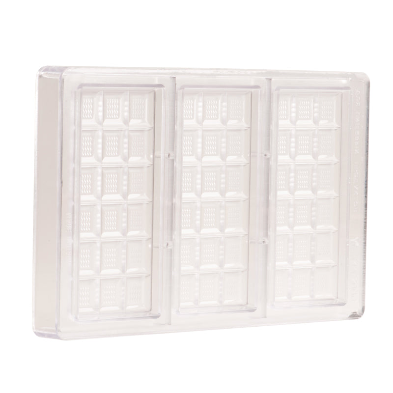 MOLDE POLICARBONATO TABLETA CHOCOLATE 150X70MM