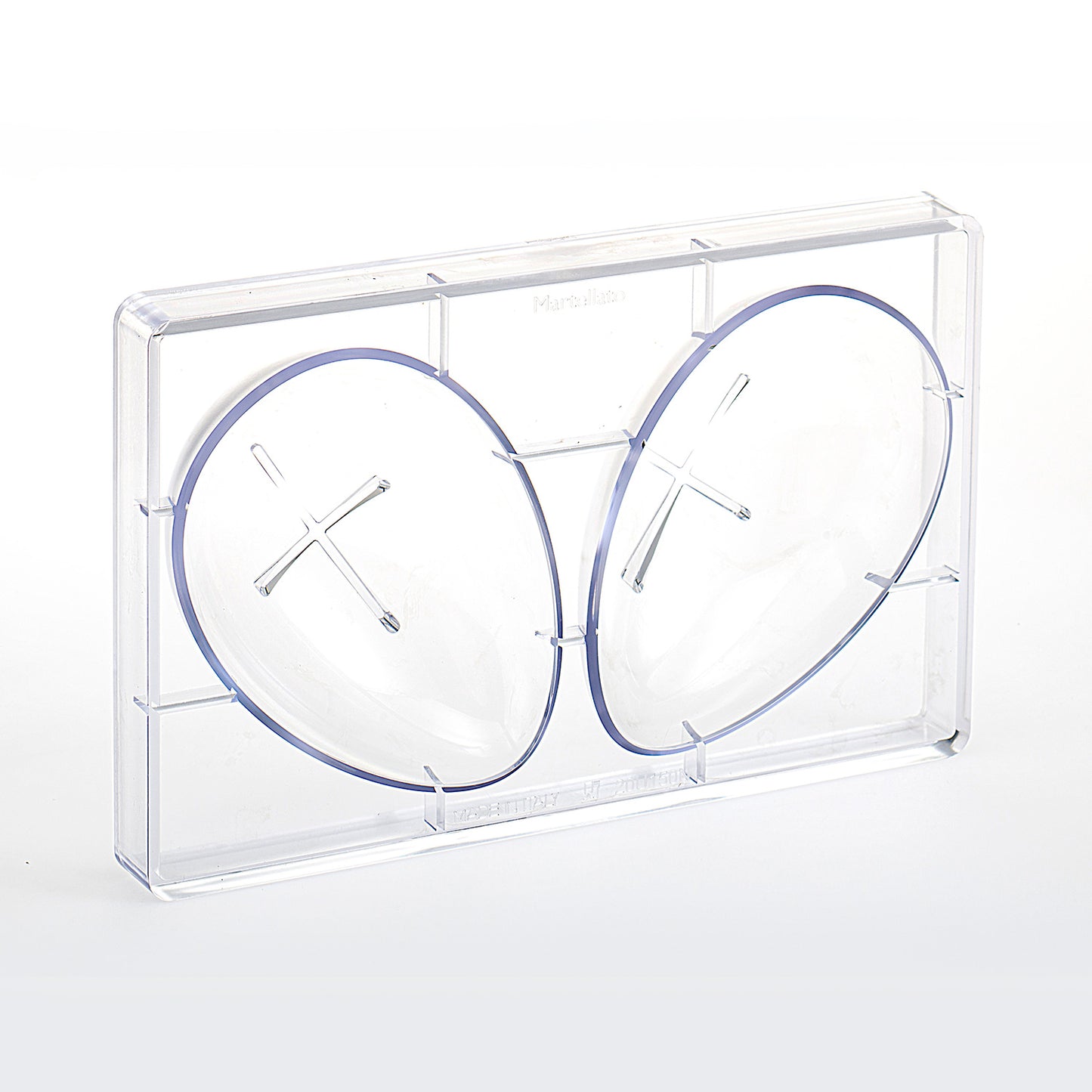 MOLDE POLICARBONATO PARA 1 HUEVO 230GR 104X150MM | 2 MITADES