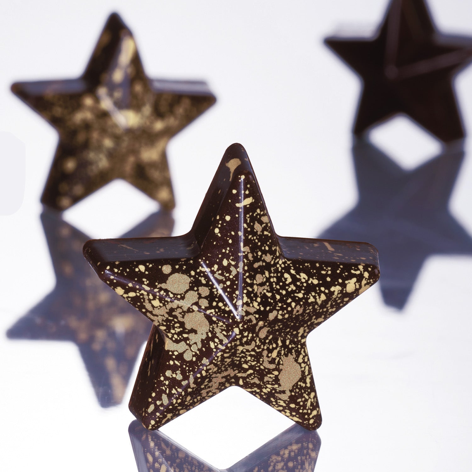 POLYCARBONATE STAR MOULD 40x42 H 16MM | 15 PIECES