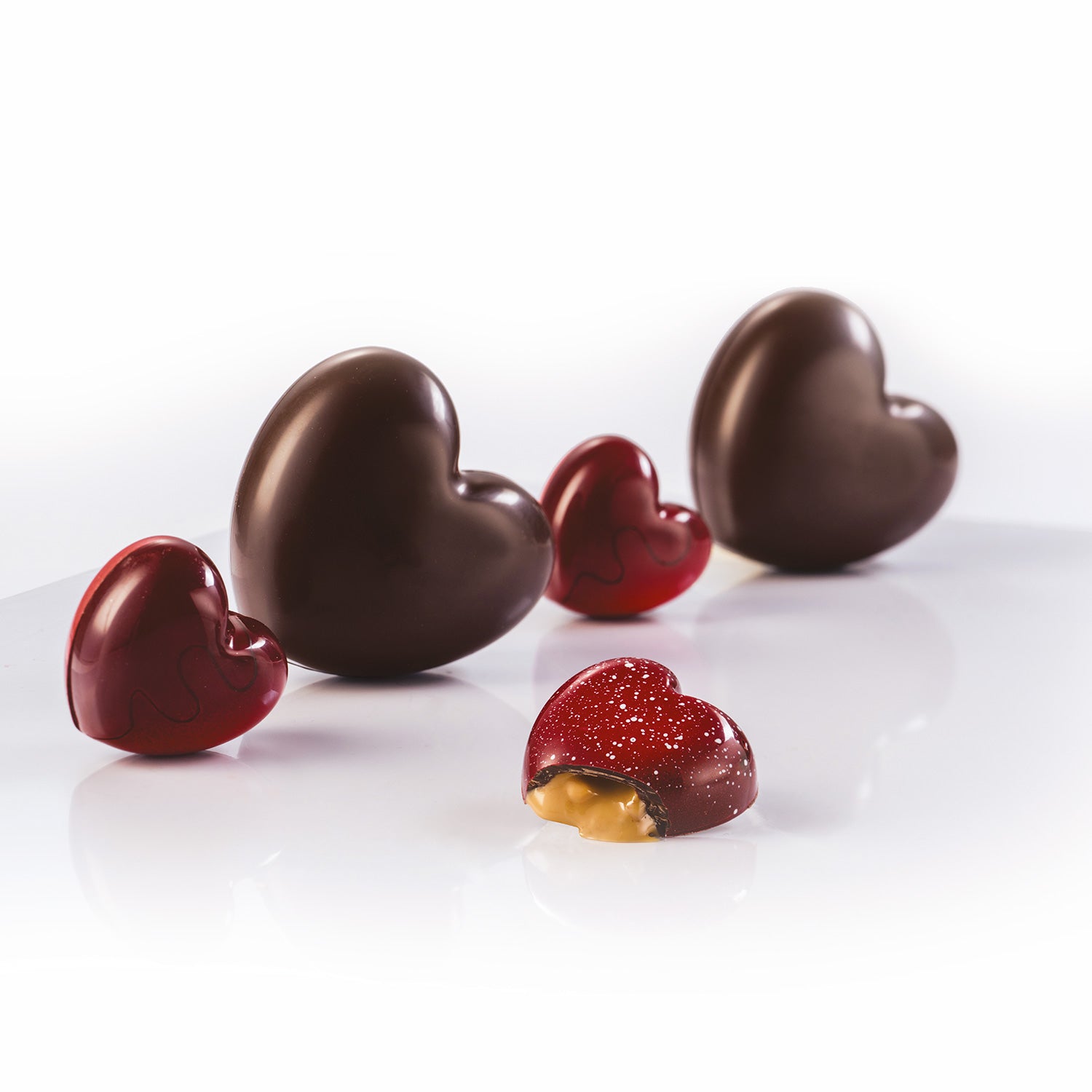 STAMPO POLICARBONATO CUORE 45X42H16MM | 12 PCS