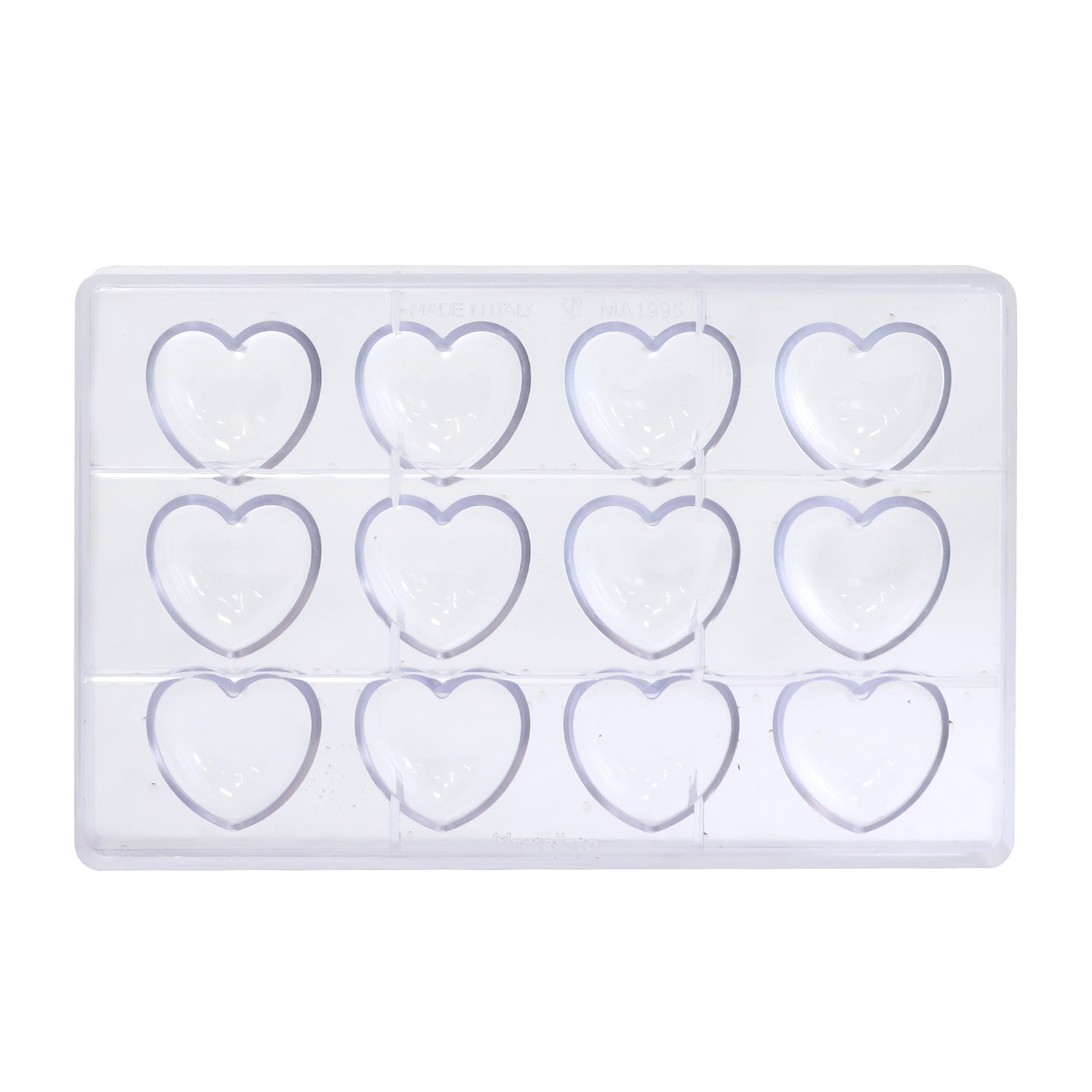 MOULE POLYCARONATE COEUR 45X42H16MM | 12 PCS