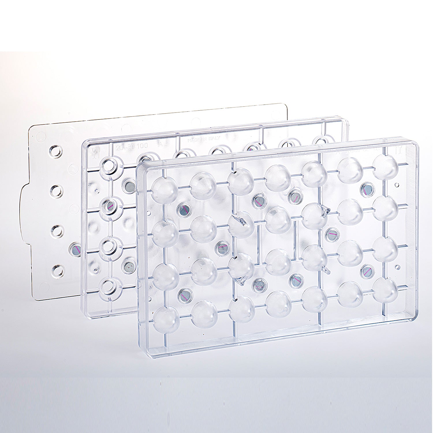 EGG 3D POLYCARONATE MOULD WITH MAGNETS 23X32H23MM | 28PCS