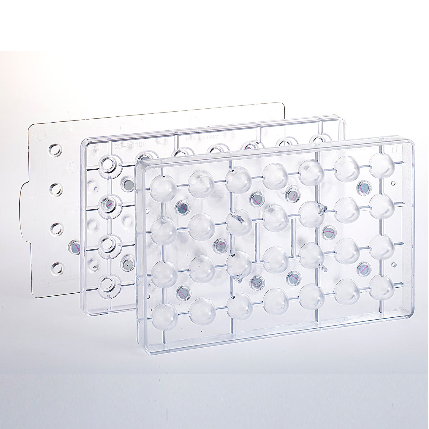 EGG 3D POLYCARONATE MOULD WITH MAGNETS 23X32H23MM | 28PCS