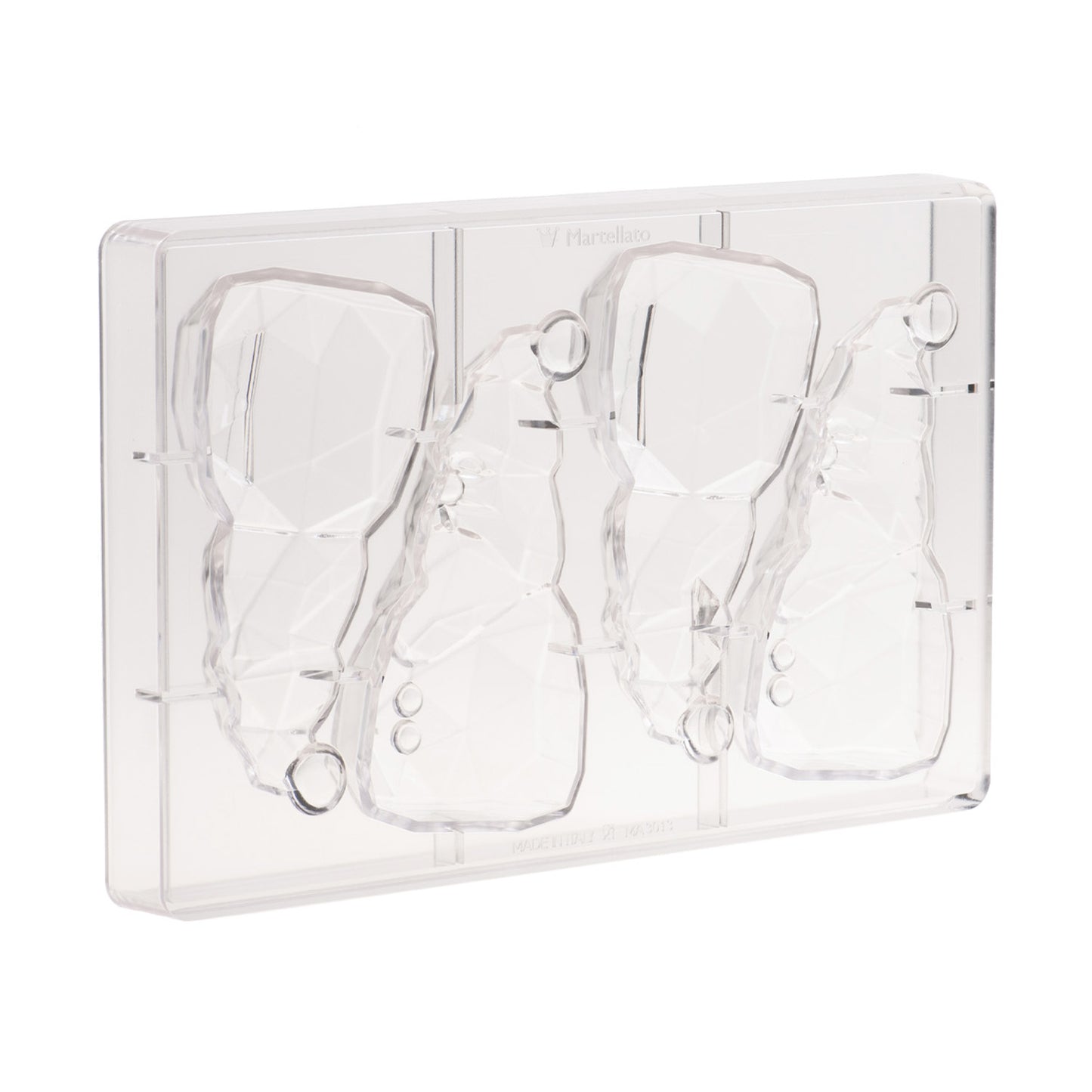 POLYCARBONATE MOULD SANTA CLAUS DIAMOND 68x61 H 130MM | 4U