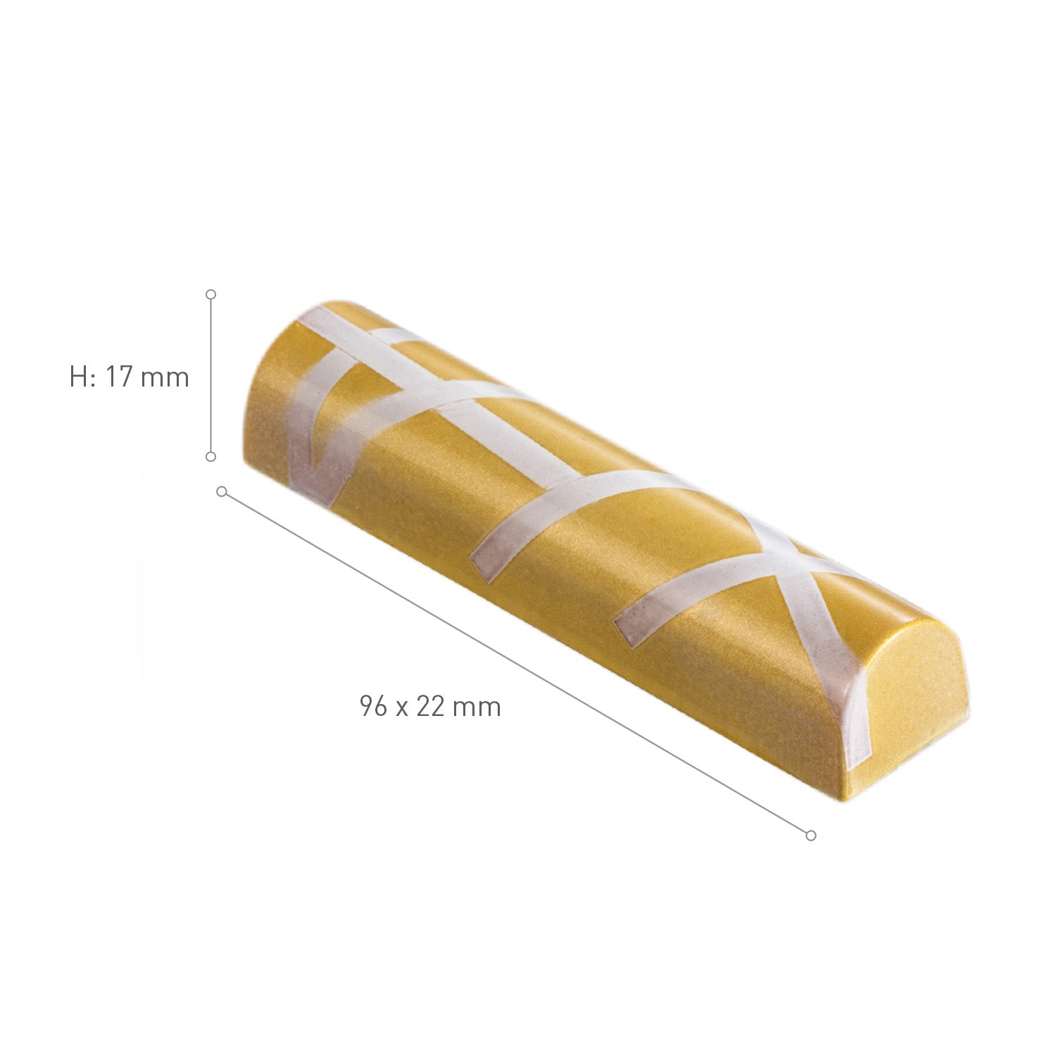 MOULE POLYCARBONATE CHOCOLAT 10 PCS 34GR 96X22 H17MM