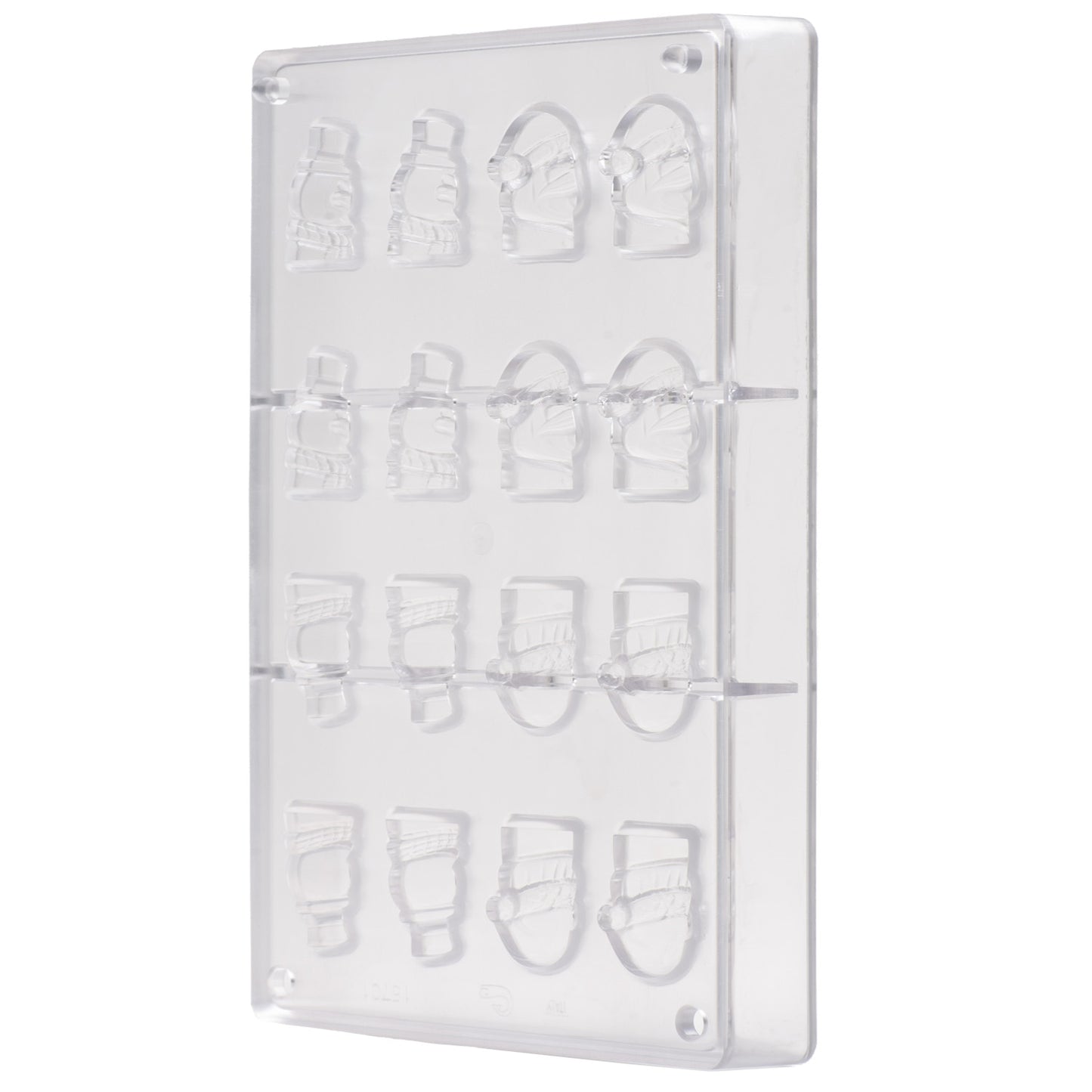 CHOCOLATE POLYCARBONATE MOULD SANTA CLAUS | SNOWMAN