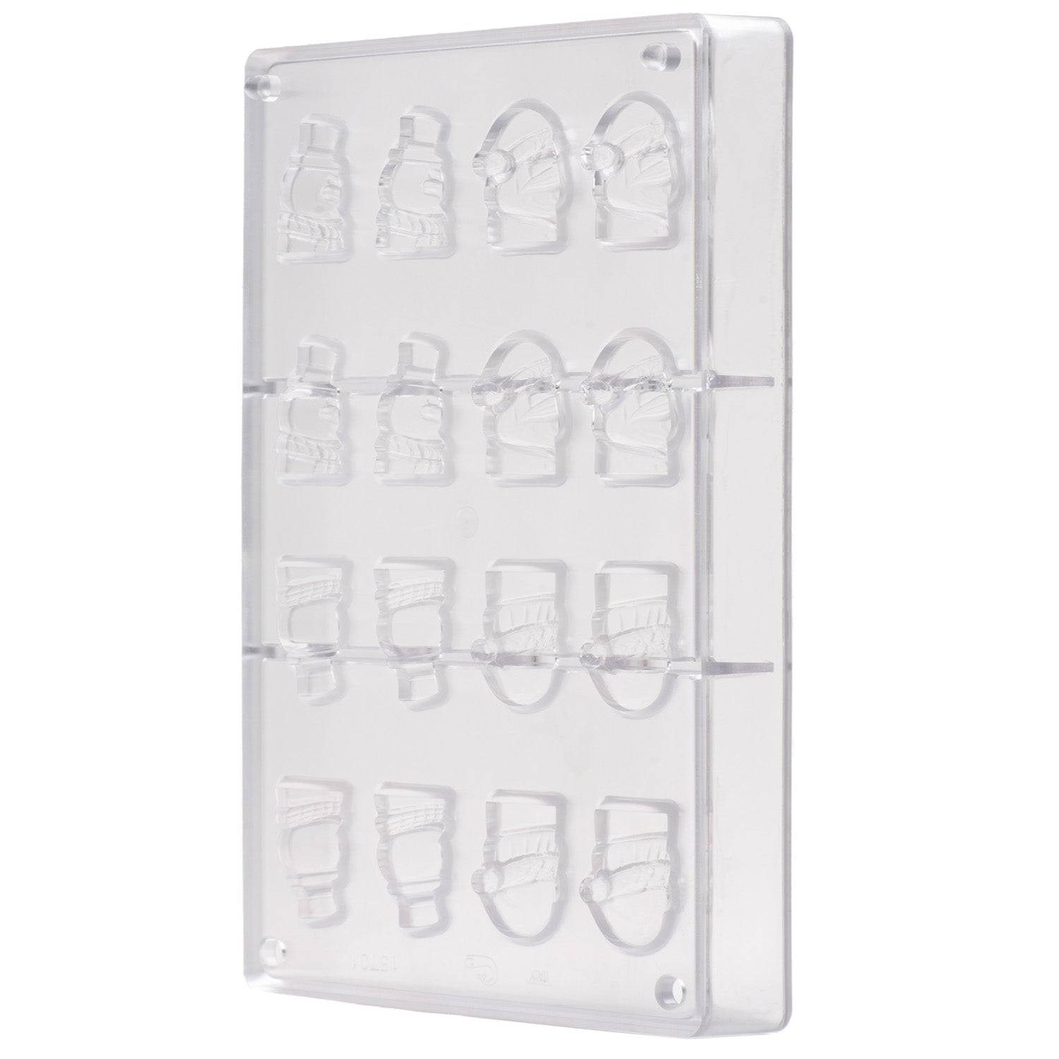 CHOCOLATE POLYCARBONATE MOULD SANTA CLAUS | SNOWMAN