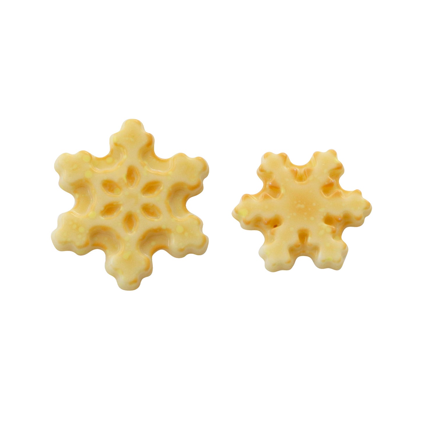 SNOWFLAKES POLYCARBONATE MOLD 2 MOD. Ø  30/40 MM H4MM