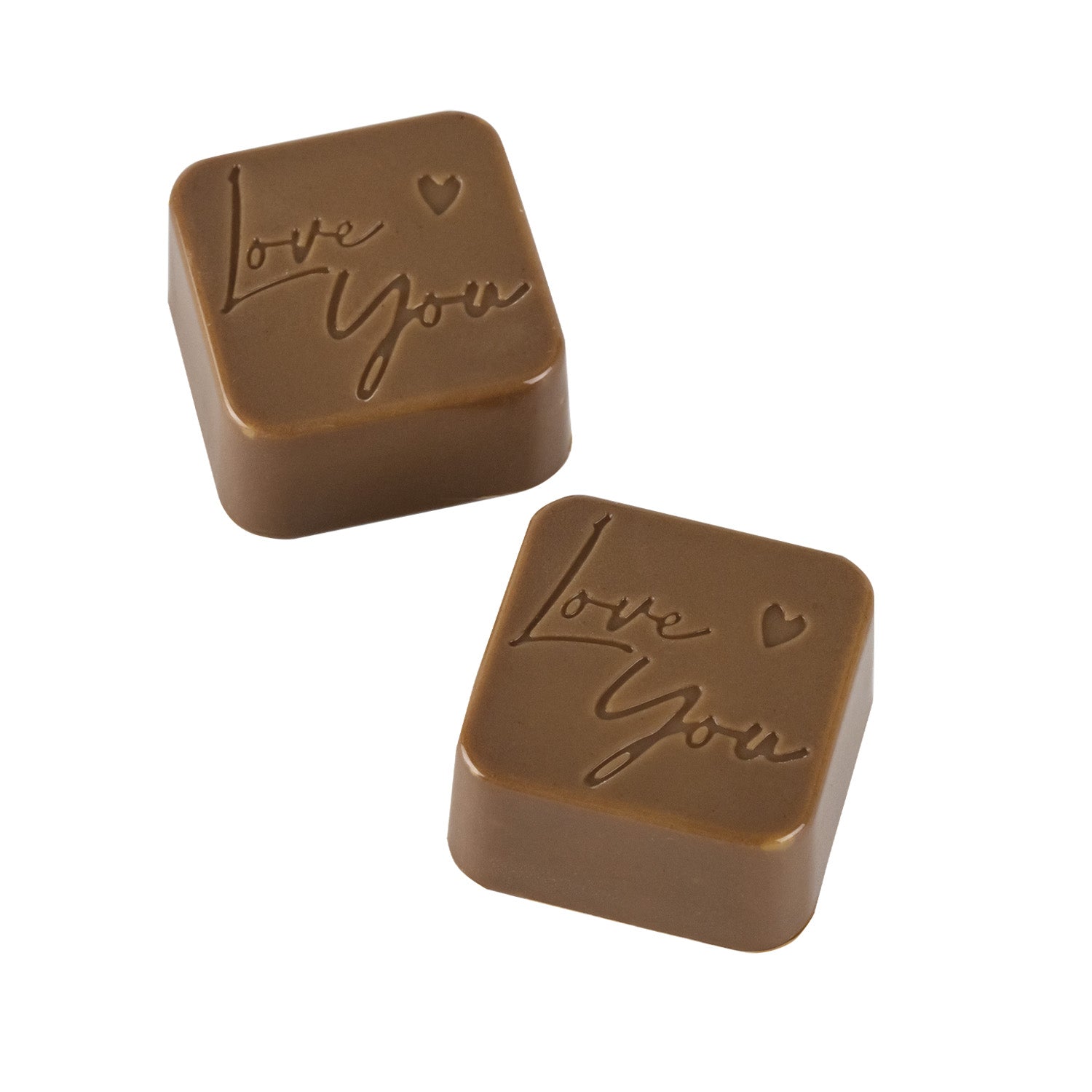 MOLDE POLICARBONATO BOMBONES LOVE YOU  275x175 x 26MM 24 UDS