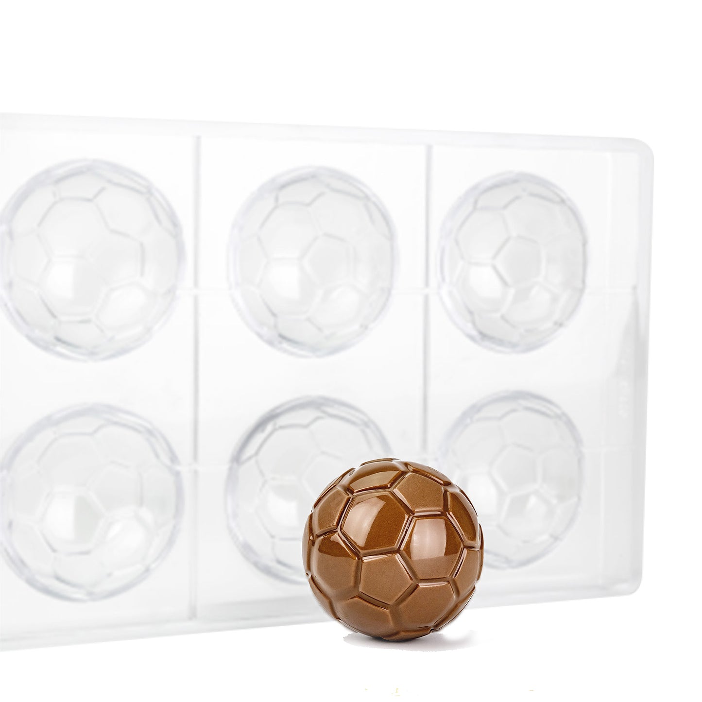 MOLDE POLICARBONATO BALON DE FUTBOL 275X175X33MM - 3 PIEZAS