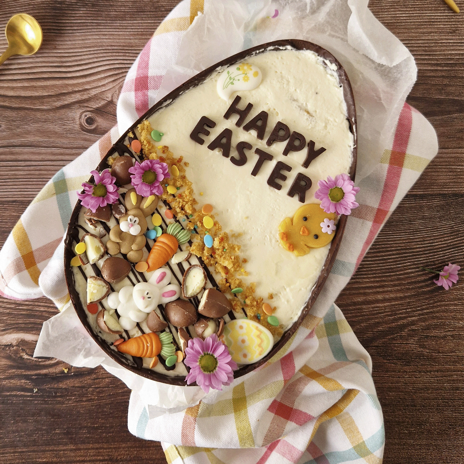 EASTER EGG POLYCARBONATE MOULD 2U 237X163MM/400G