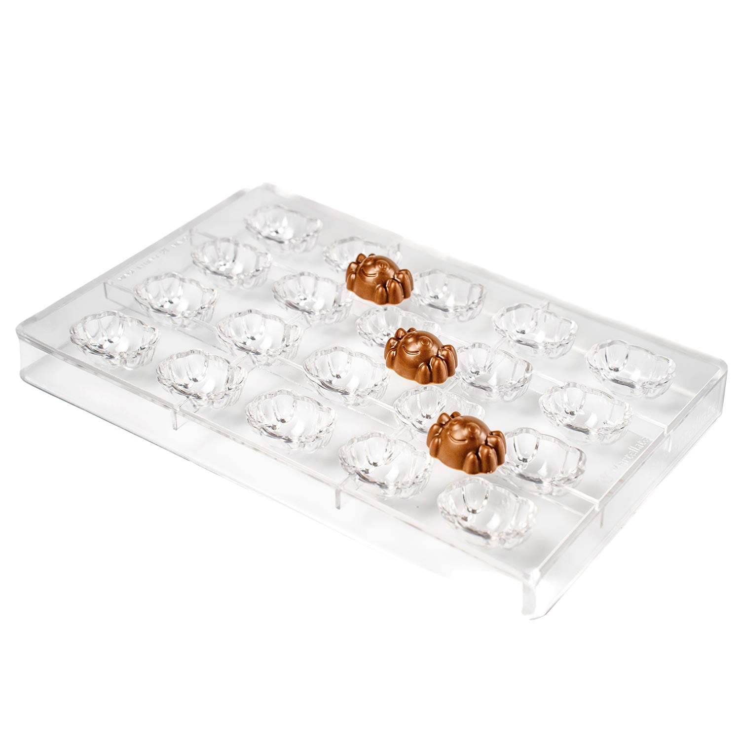 MOLDE DE POLICARBONATO ARANHA SIMPÁTICA 34X26H17MM