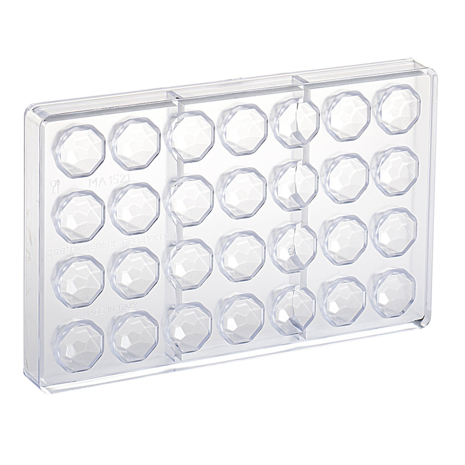 STAMPO POLICARBONATO PRALINE DIAMANTI Ø 28MM H18MM | 28 UD