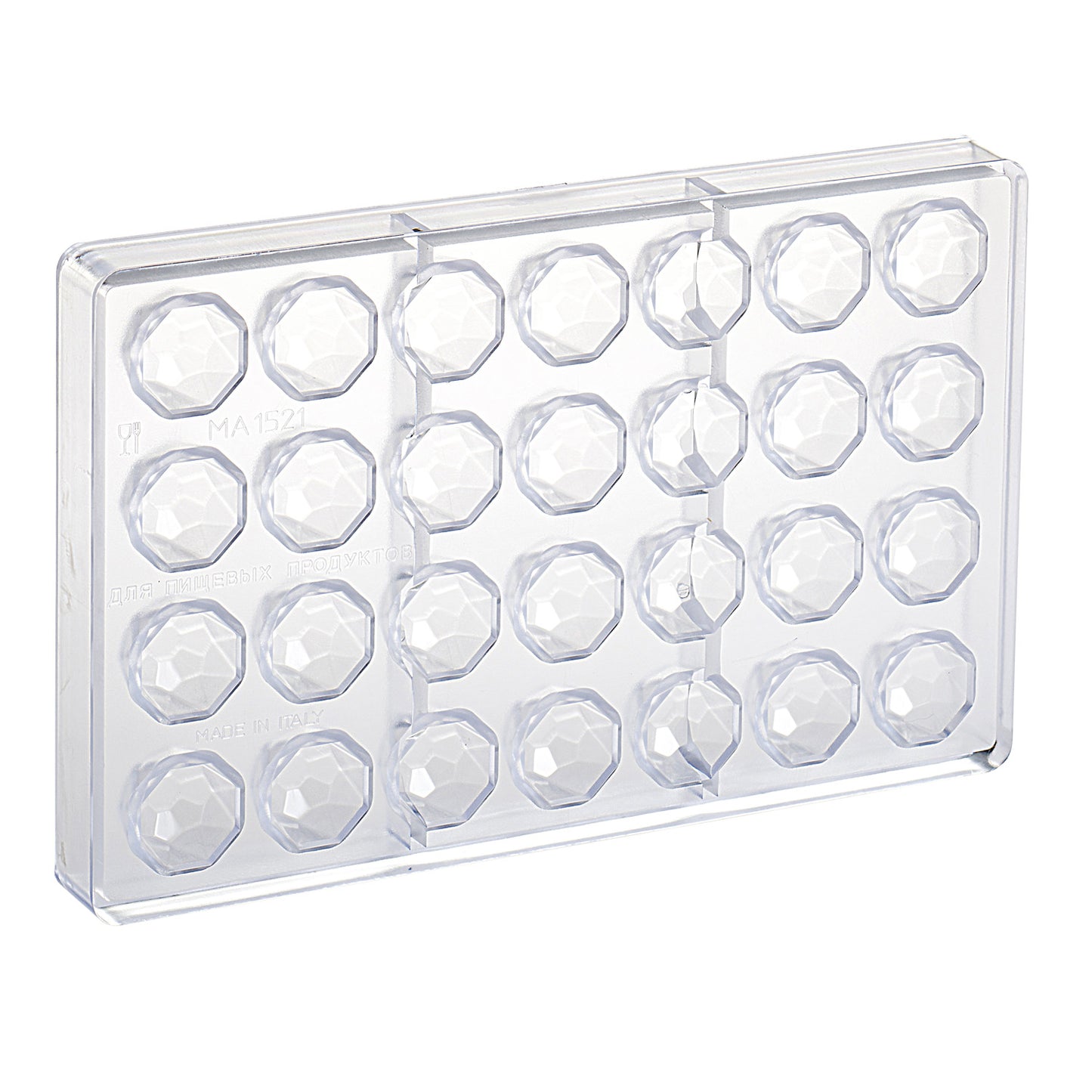 STAMPO POLICARBONATO PRALINE DIAMANTI Ø 28MM H18MM | 28 UD