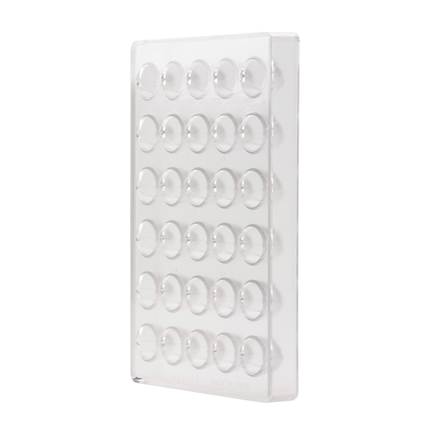 STAMPI POLICARBONATO CIOCCOLATO 30PCS 9GR Ø 27MM H20MM