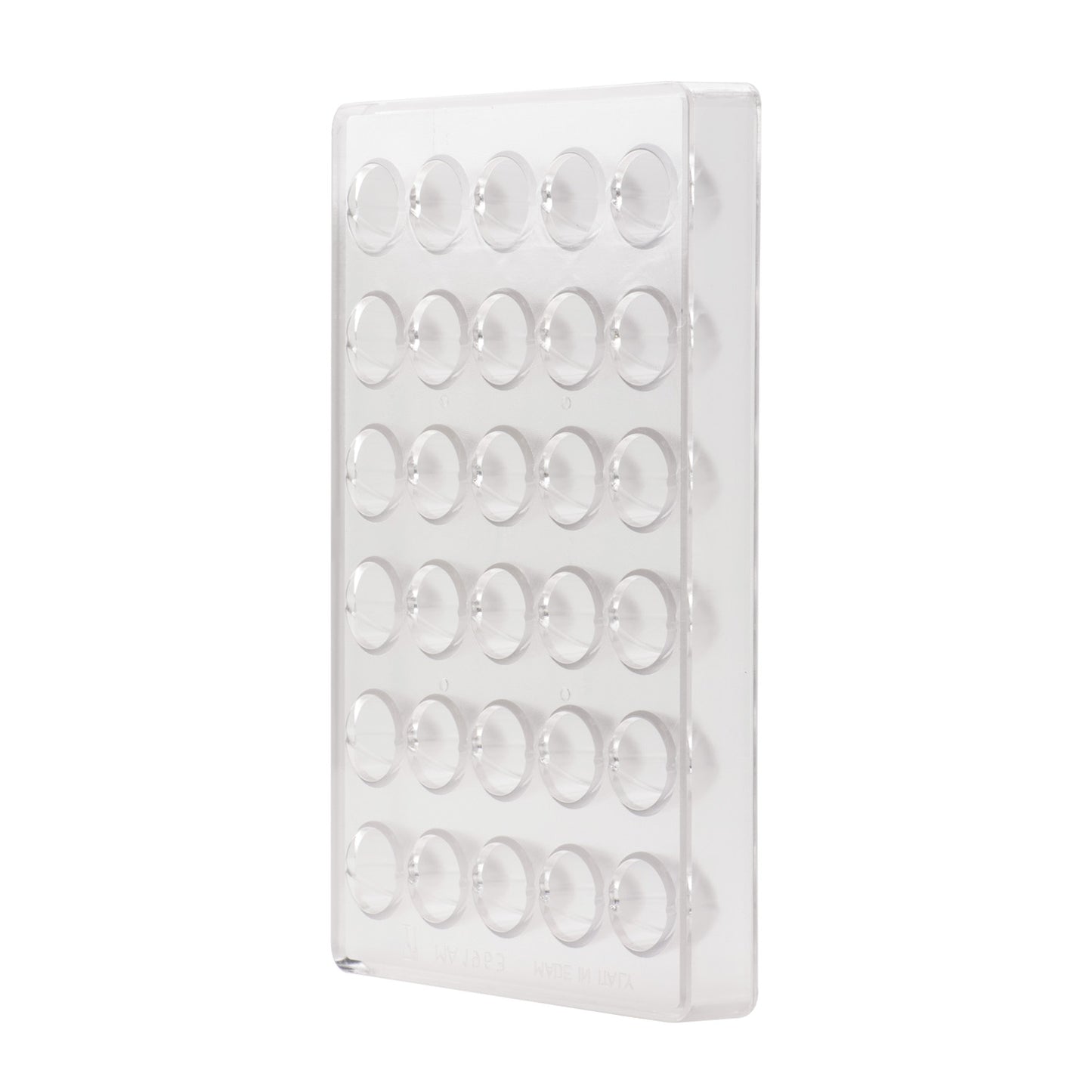 STAMPI POLICARBONATO CIOCCOLATO 30PCS 9GR Ø 27MM H20MM