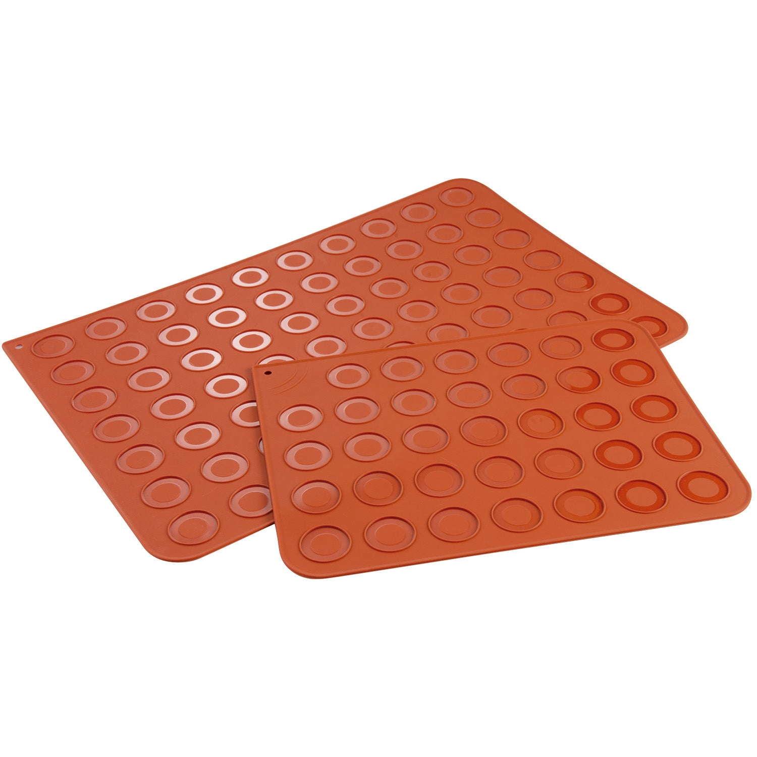 TAPETE SILICONA MACARONS 58,5X38,6CM 70 PIEZAS | Ø 40MM