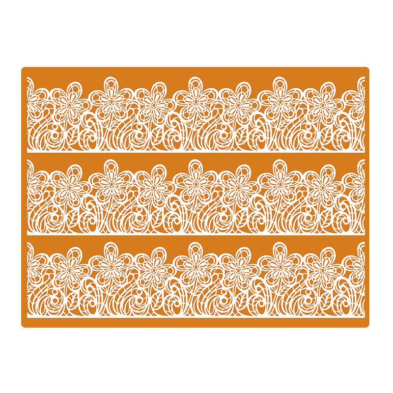 SWEET LACE MOUL FLOWERS 30X40CM.