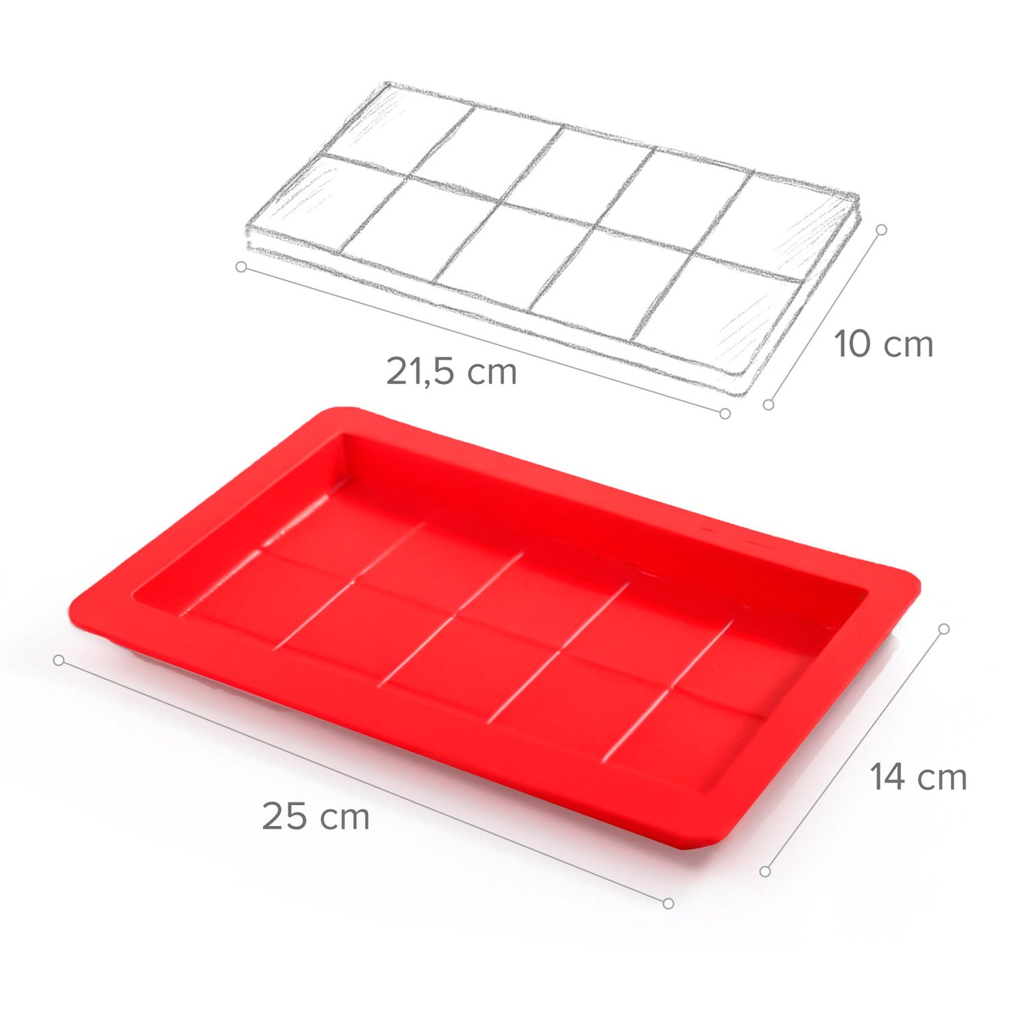 MOULE EN SILICONE POUR TABLETTE DE CHOCOLAT CLASSIQUE-DK HOM
