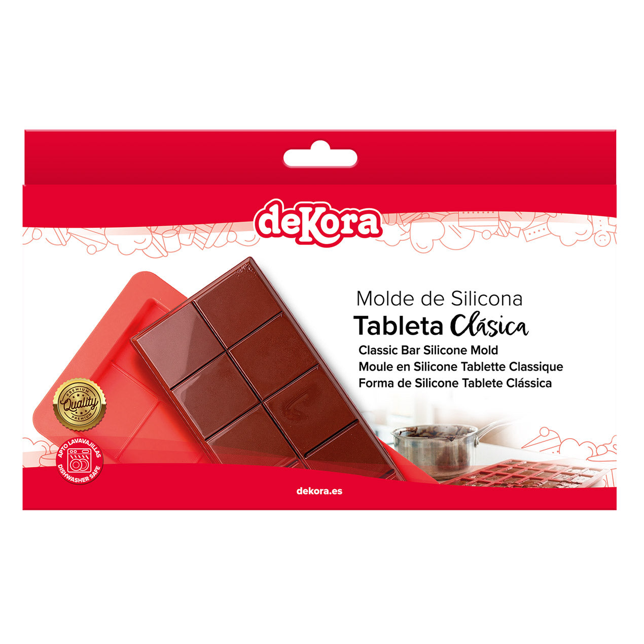 STAMPO IN SILICONE PER CIOCCOLATINI CLASSICI- DK HOME BAKING