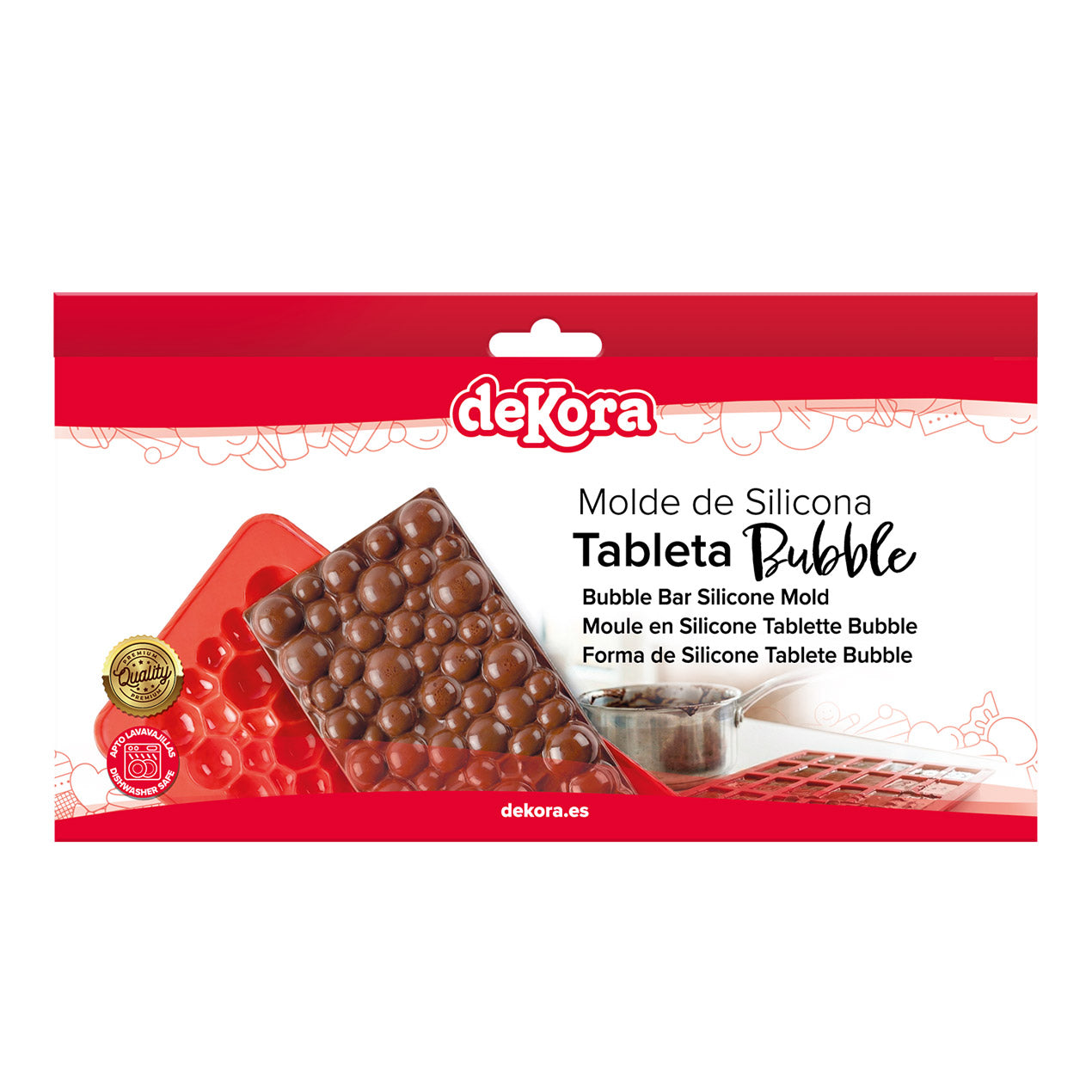 STAMPO IN SILICONE PER CIOCCOLATINI A FORMA DI BOLLE- DK HOM